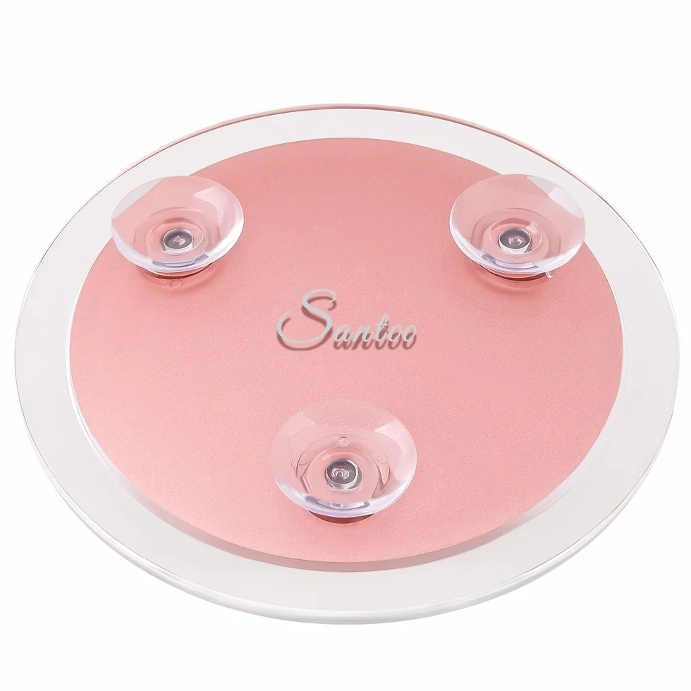 SANTOO Espejo de Aumento 15cm con Ventosas para Maquillaje