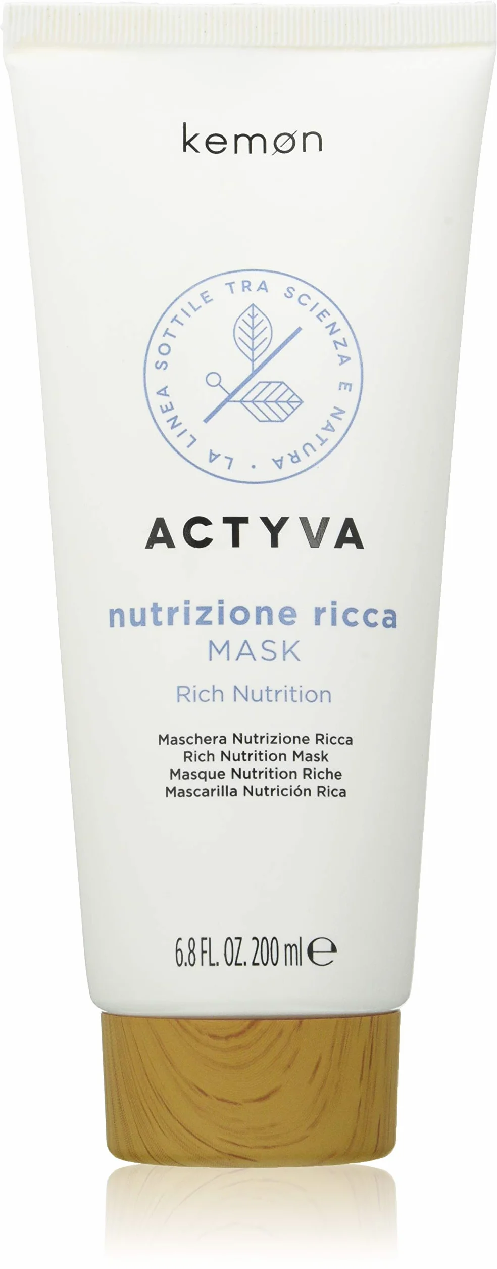 Kemon Actyva Mascarilla Nutrición Rica Para El Pelo 200ml