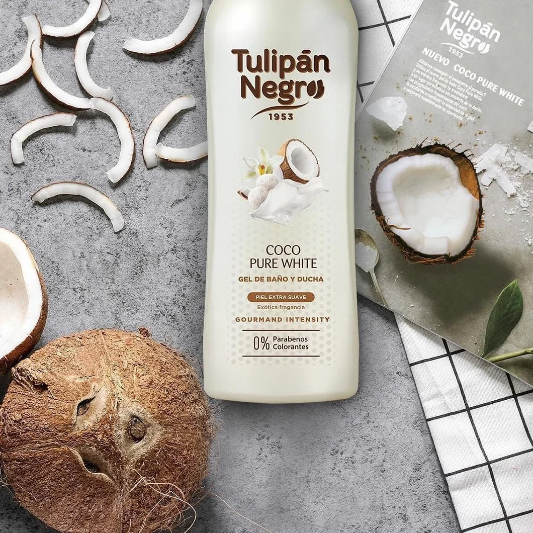 Tulipán Negro Gel de Baño Coco Pure White Nutritivo e Hidratante 650 ml