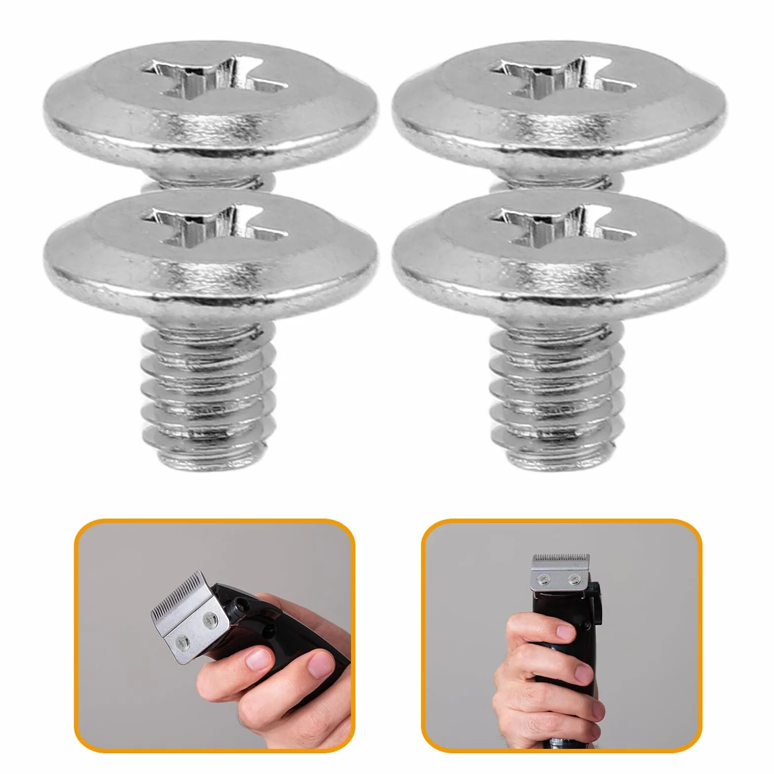 WOONEKY 20 Unidades Tornillos para Máquina de Cortar Pelo Repuesto para Fijar Cuchillas y Ajustar Varilla