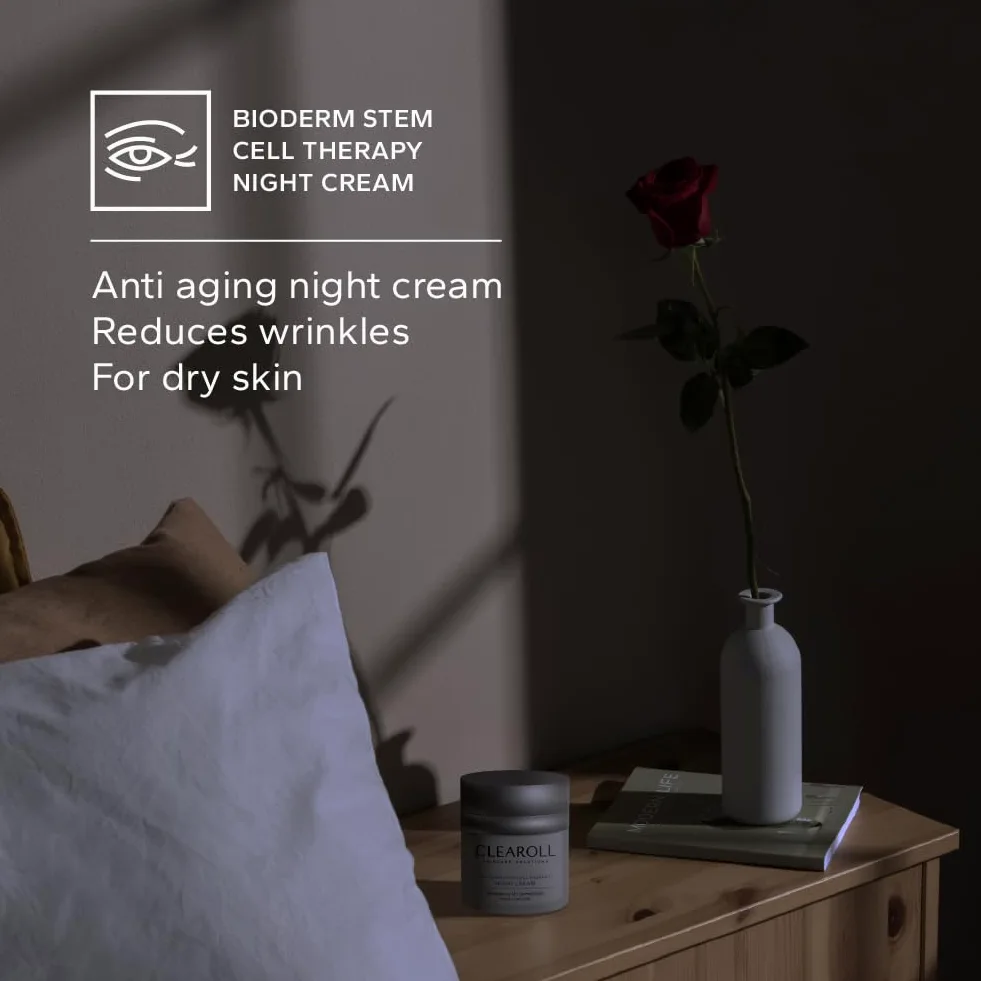 BioDerm - Crema de noche para terapia de células madre