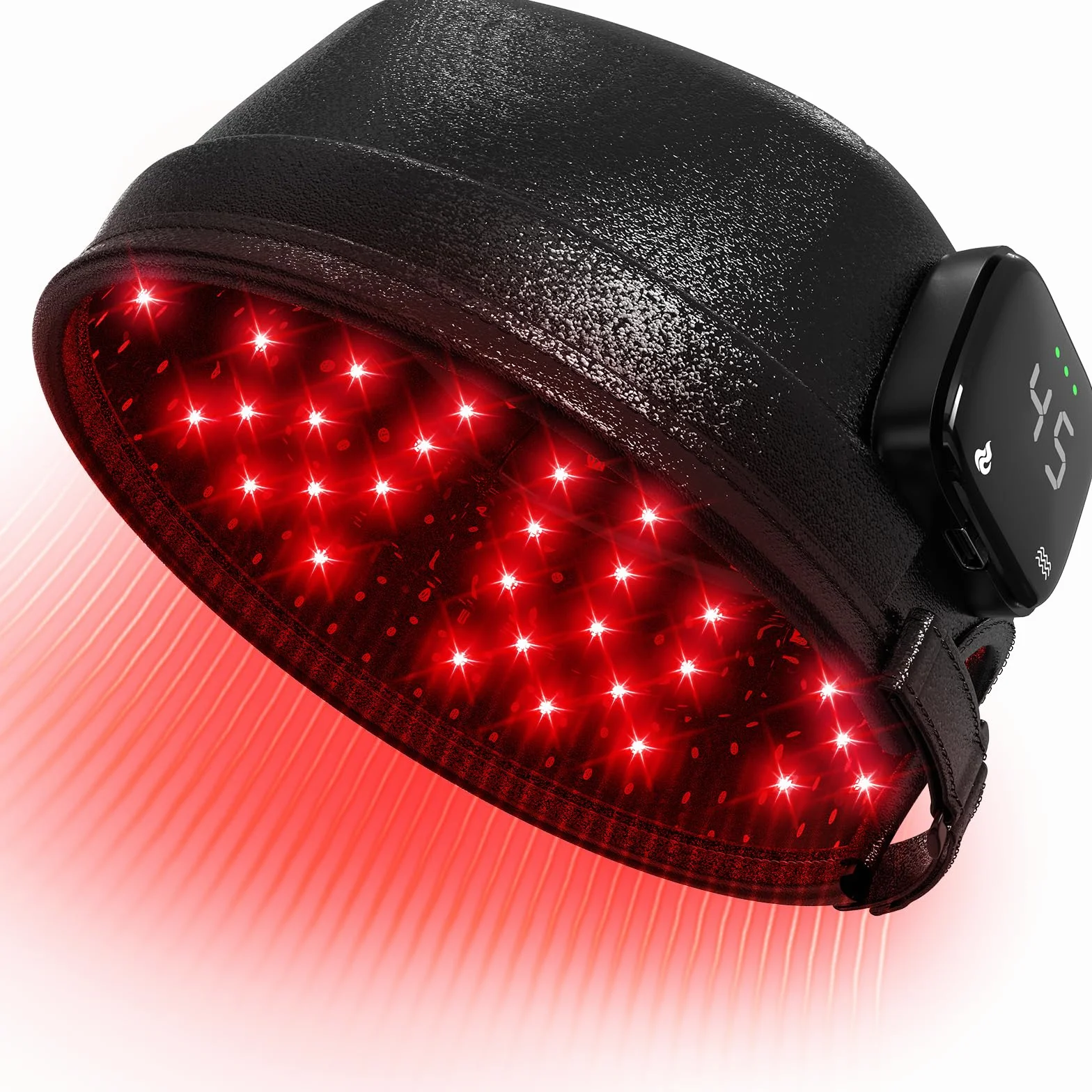 iKeener lllt Laser Capilar para Cabello, Inalámbrico 660nm & 850nm Casco Laser para Tratamientos Crecepelos, Dispositivos para Regeneración Capilar para Hombre Mujer