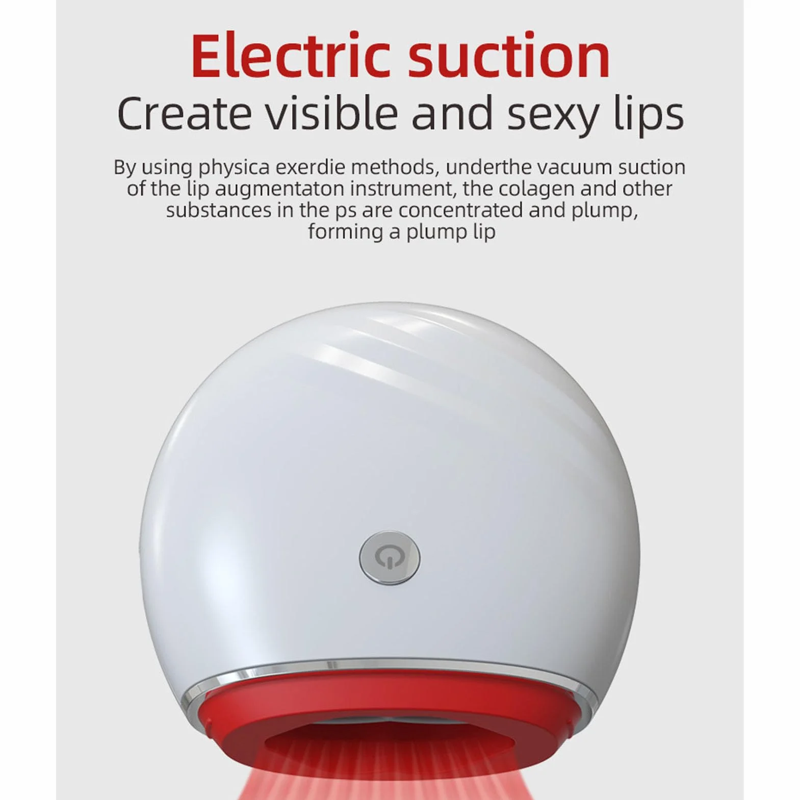 Rellenador de Labios Eléctrico de Silicona, Potenciador Reafirmante Automático