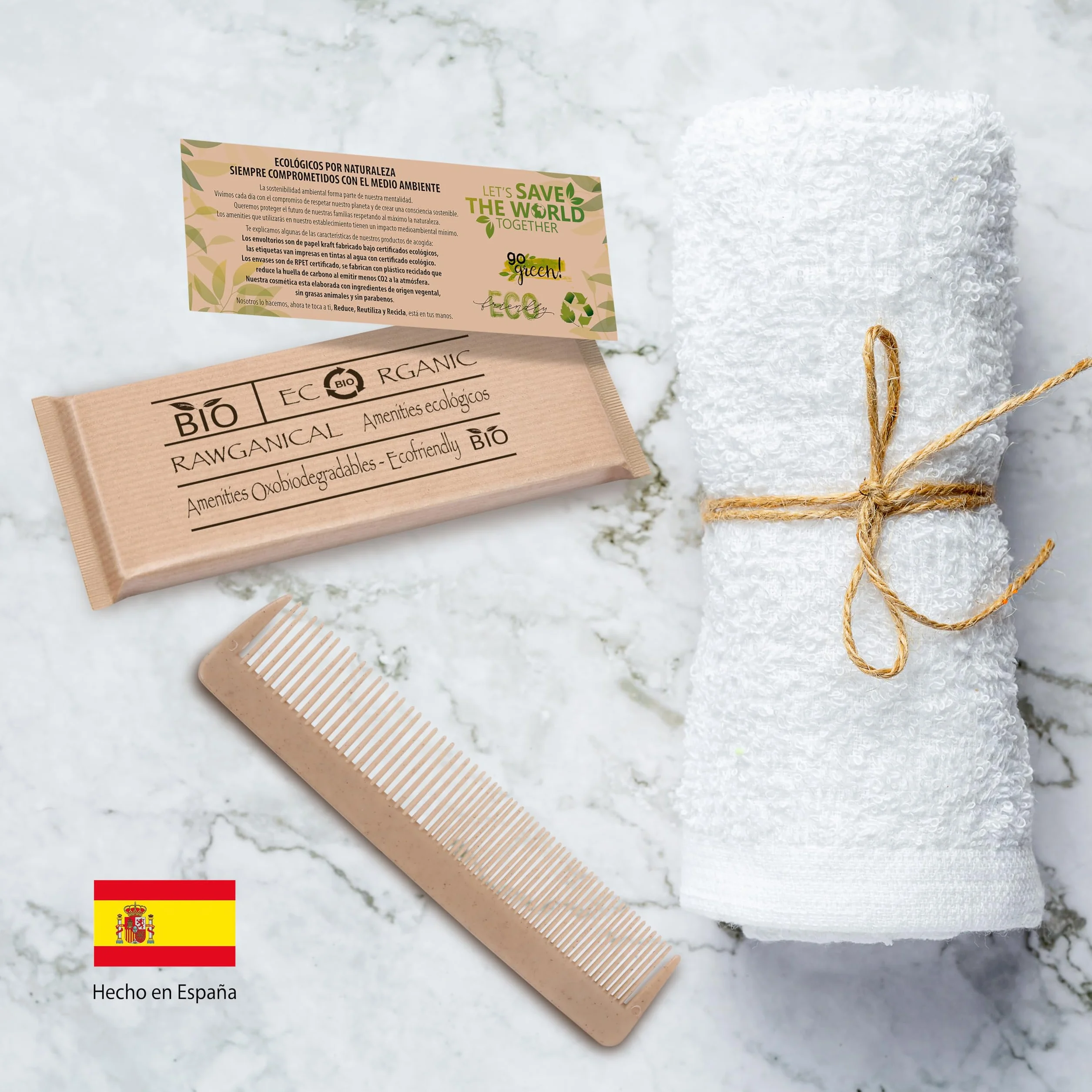 50 Kits de Peines Ecológicos para Hoteles, Viajes y Casas Rurales
