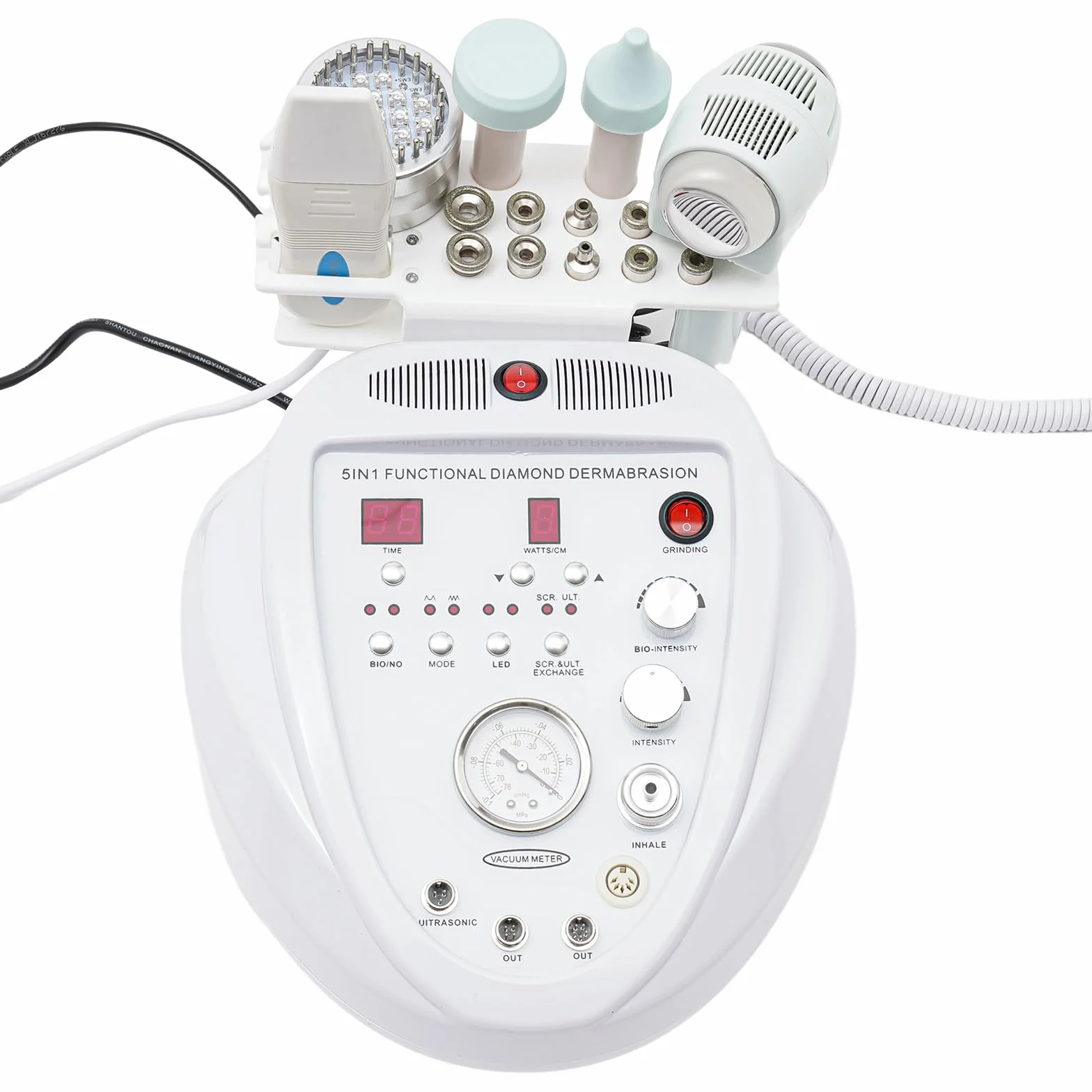 5 en 1 máquina profesional de microdermoabrasión diamante, microdermabrasión de diamante, dispositivo de microdermoabrasión Hydrafacial, máquina de belleza personal para uso doméstico