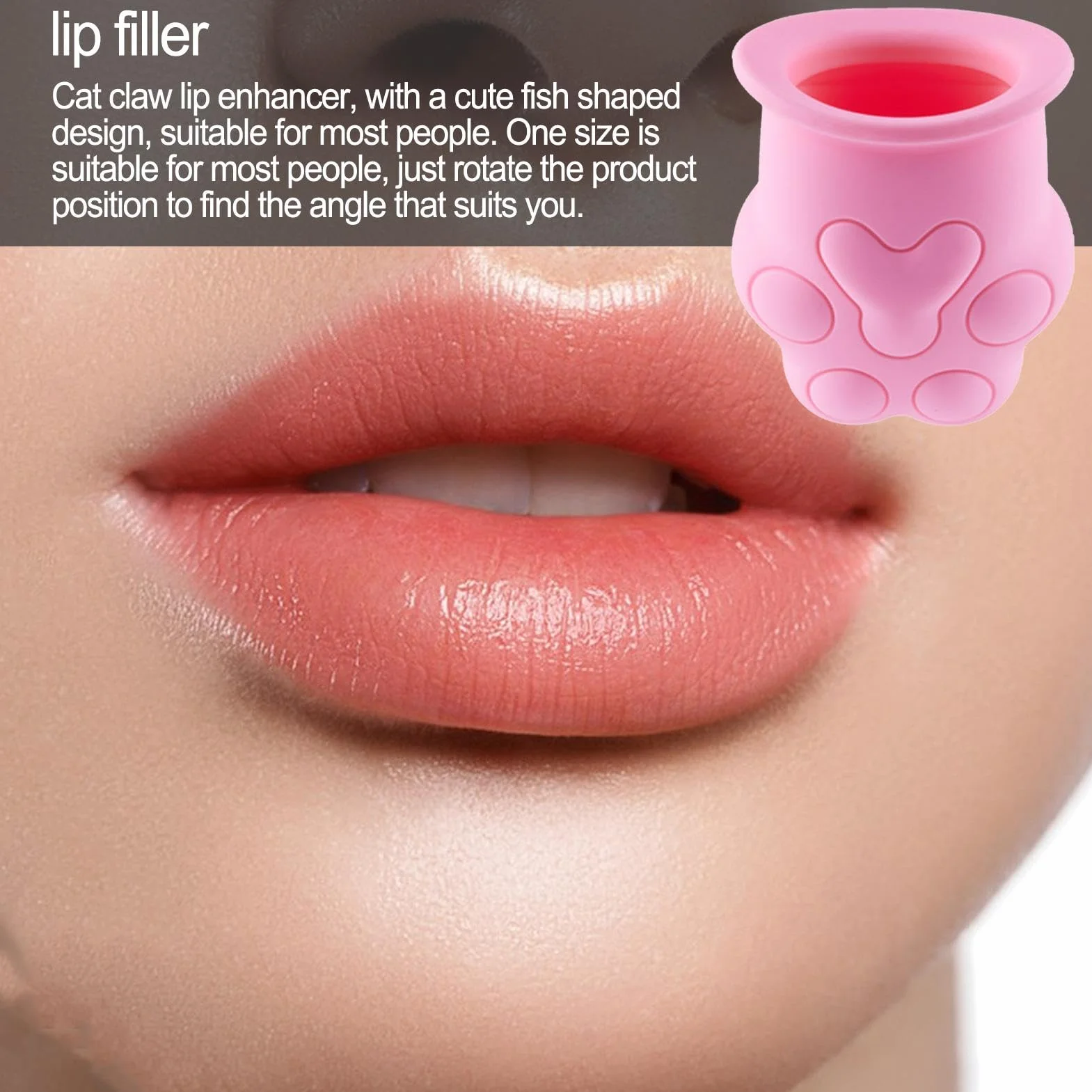 Dispositivo para dar volumen los labios, amplificador de bomba, herramienta de belleza de silicona portátil