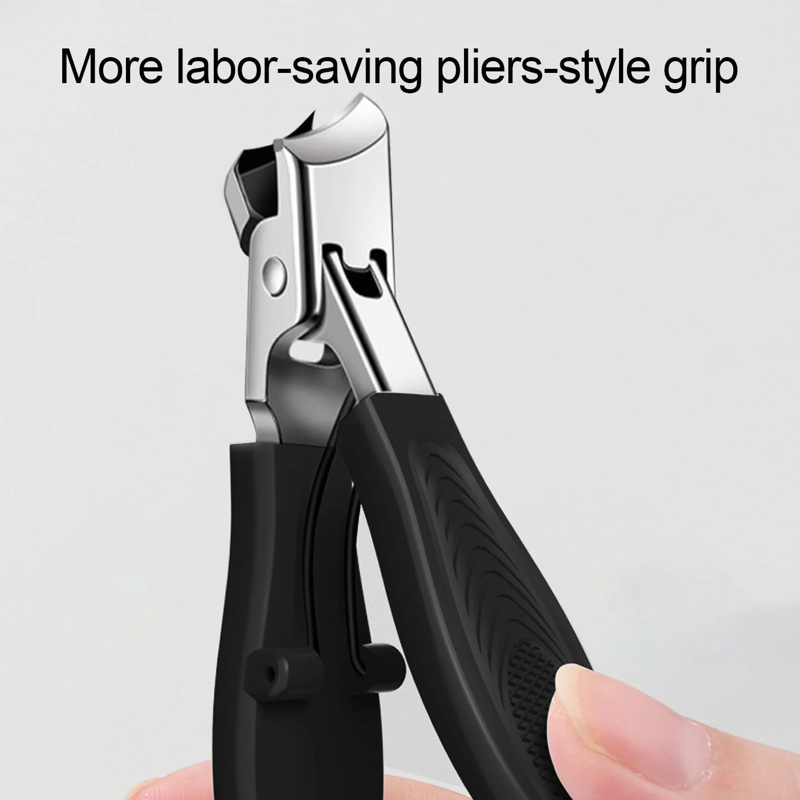 Cortadores de uñas de acero inoxidable con precisión y mango ergonómico