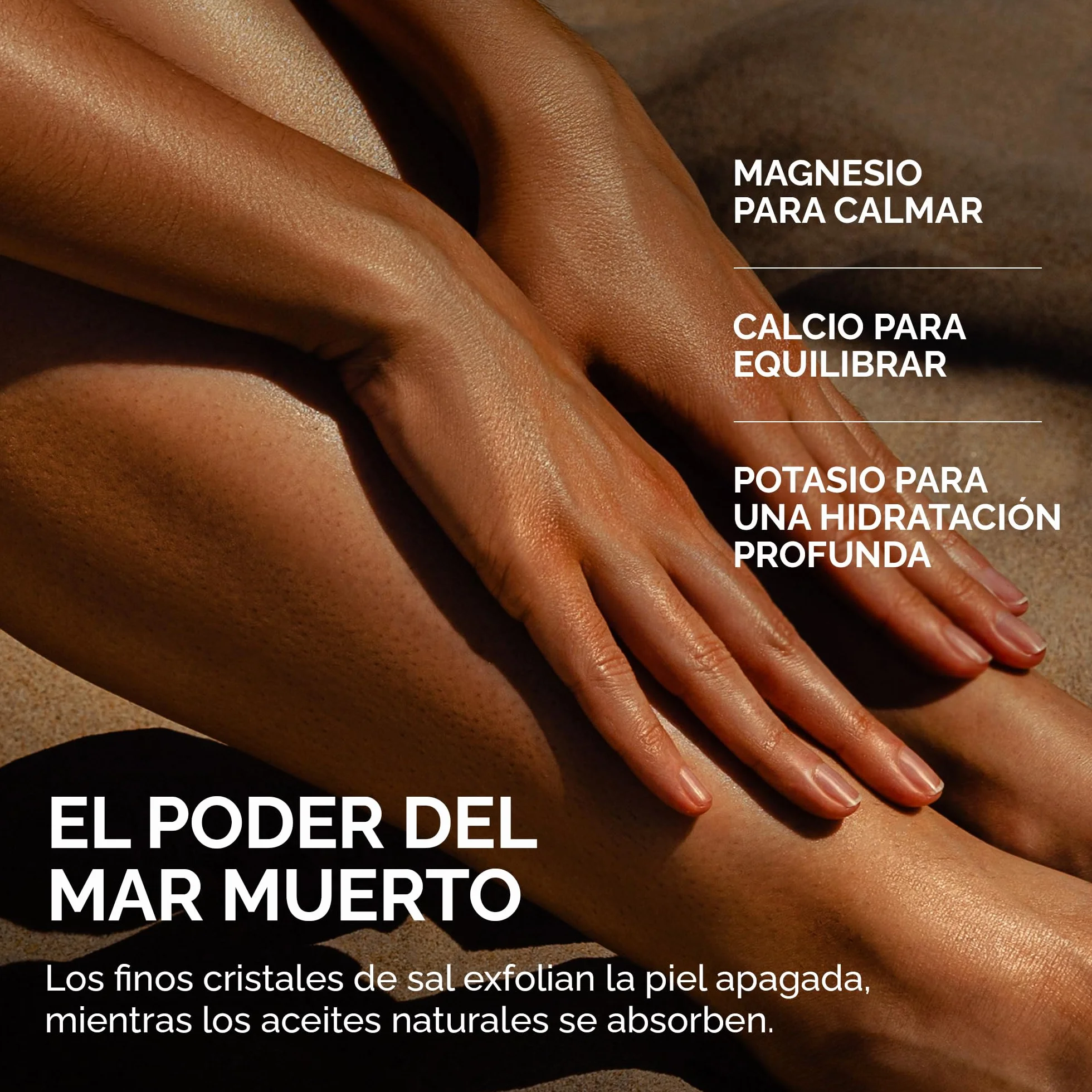 PraNaturals Exfoliante Corporal de Sal del Mar Muerto 500g Body Scrub para Nutrir la Piel, Rico en Minerales Naturales