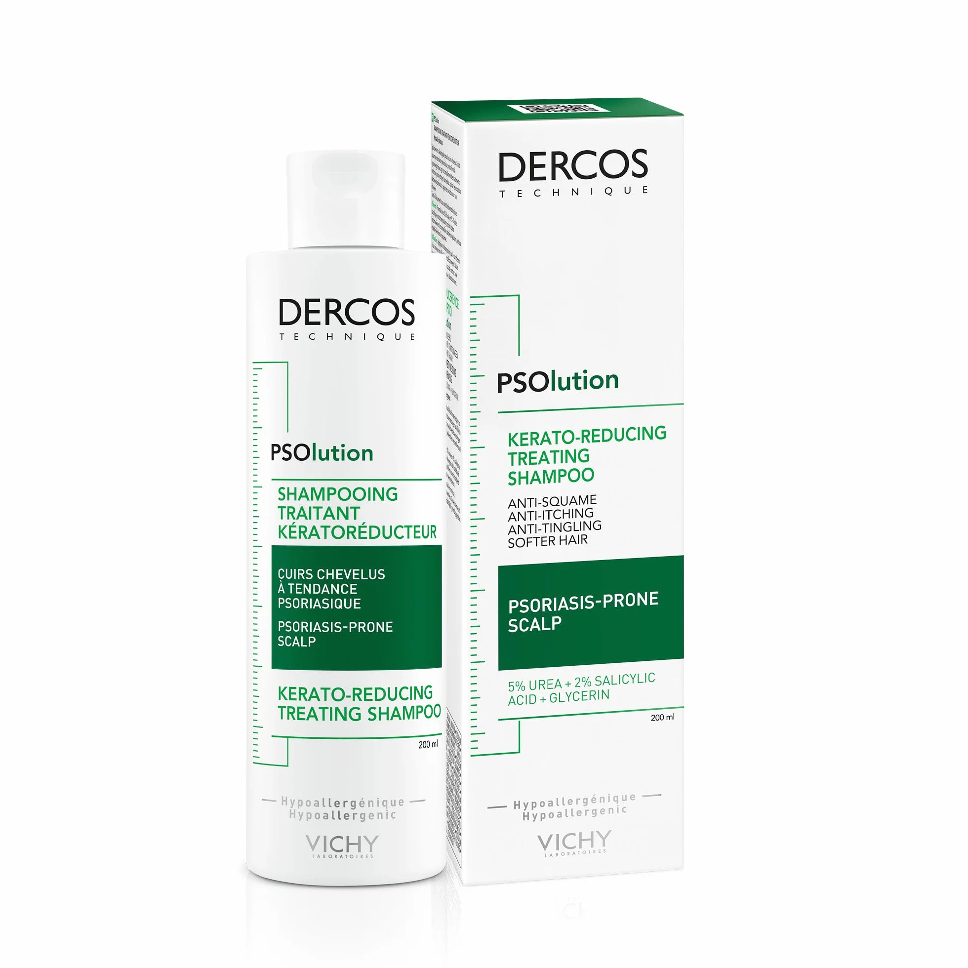 Vichy Dercos Technique Champú Psolution 200ml para Cuero Cabelludo con Psoriasis