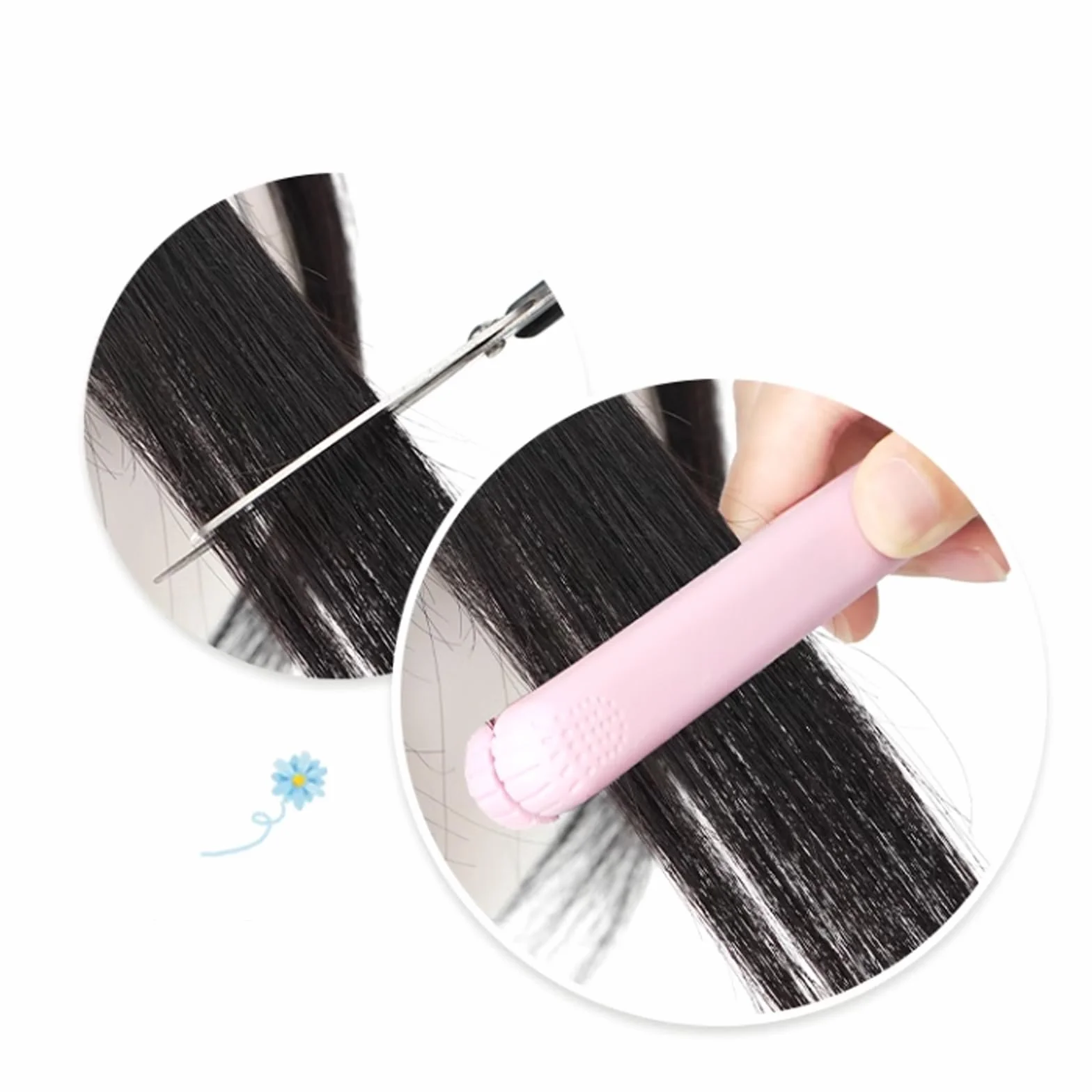 Cabello Corto Rizado Adornos for El Cabello for Mujer Tupé De Cabello Humano Cobertura De 360° Piezas De Cabello Superiores Extensión De Cabello Con Clip Con Base De Encaje(Brown,20cm)