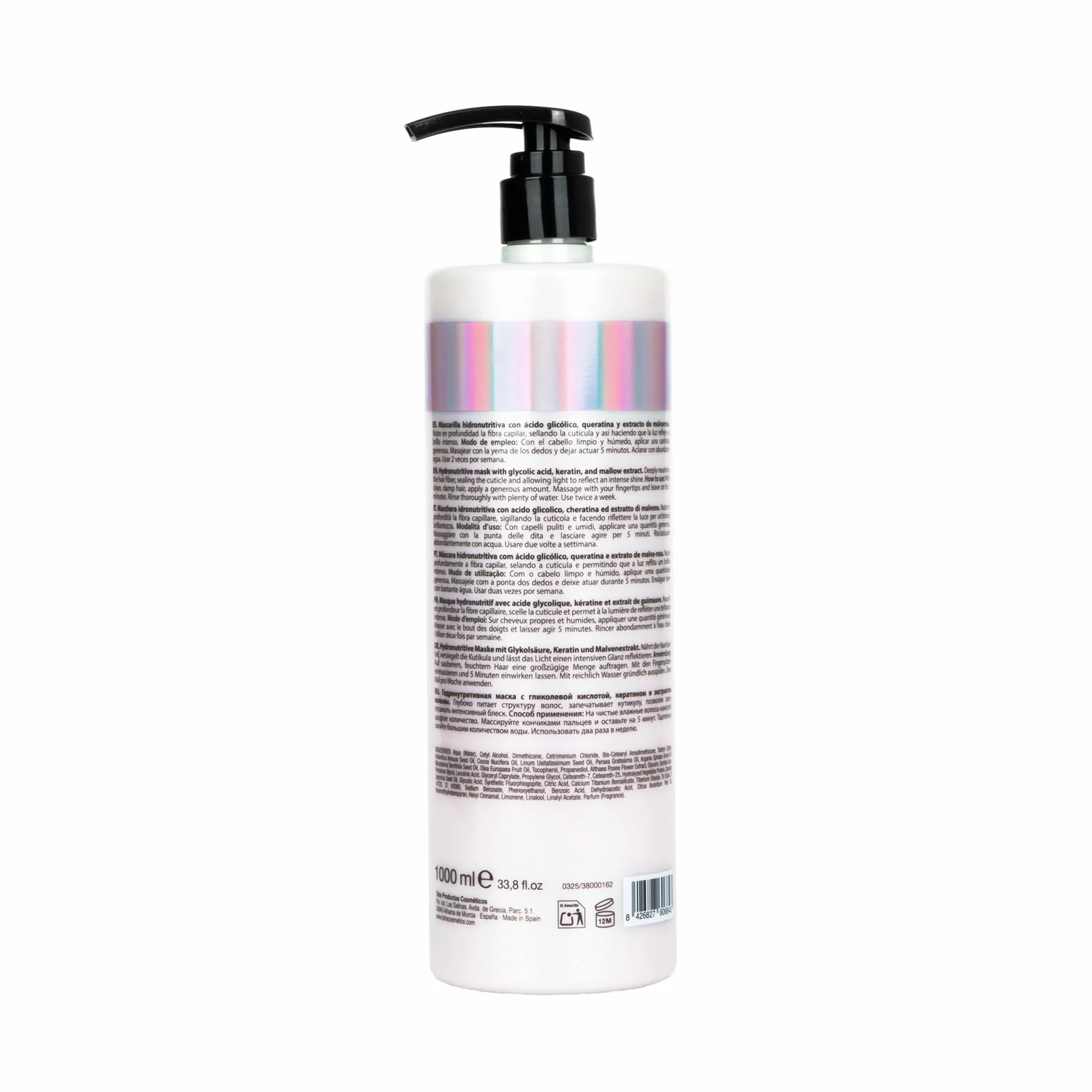 Tahe K-Glicolic Mascarilla capilar hidronutritiva con Ácido Glicólico y Queratina 1000 ml