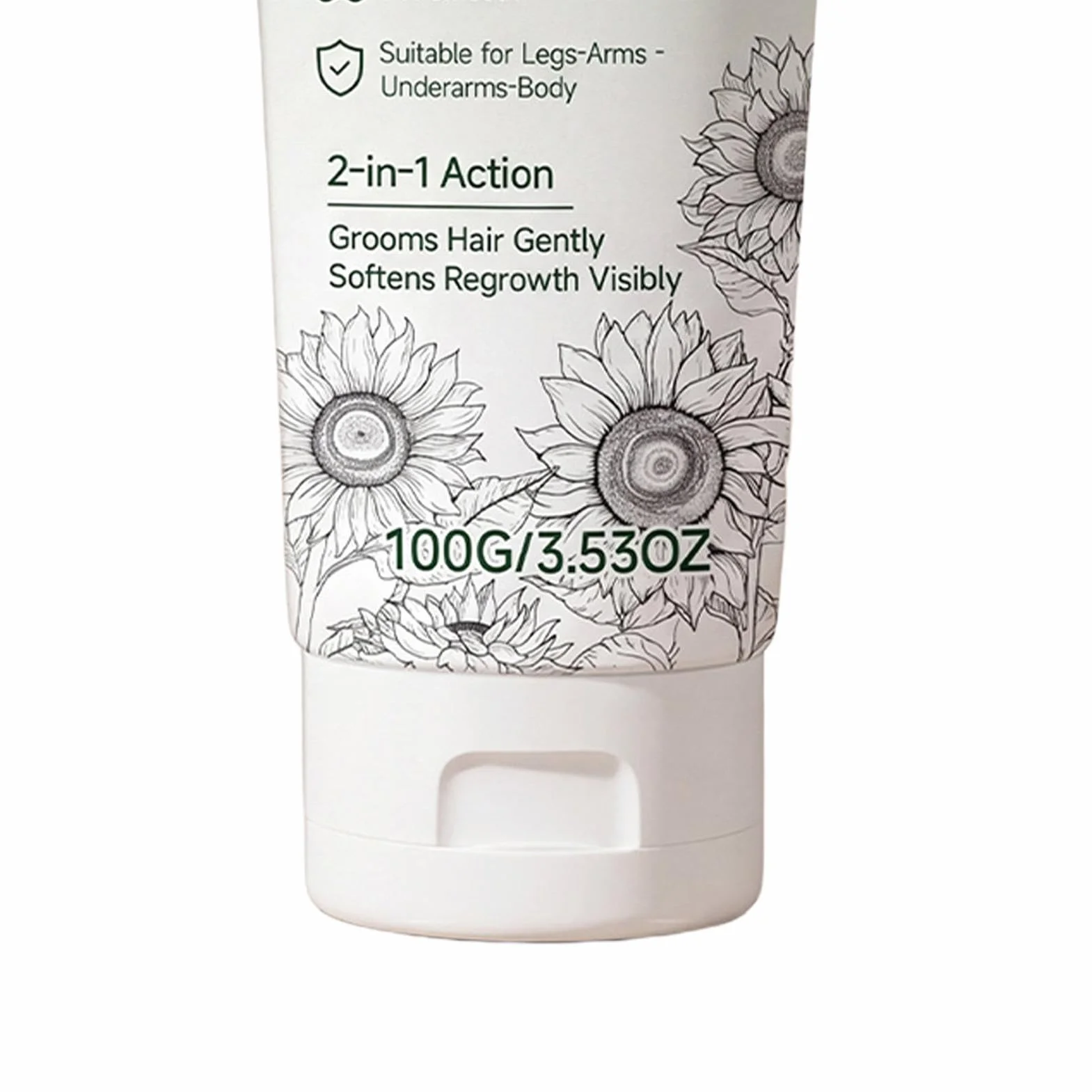 Crema Depilatoria Corporal Cyperus Rotundus 100g para Piel Sensible
