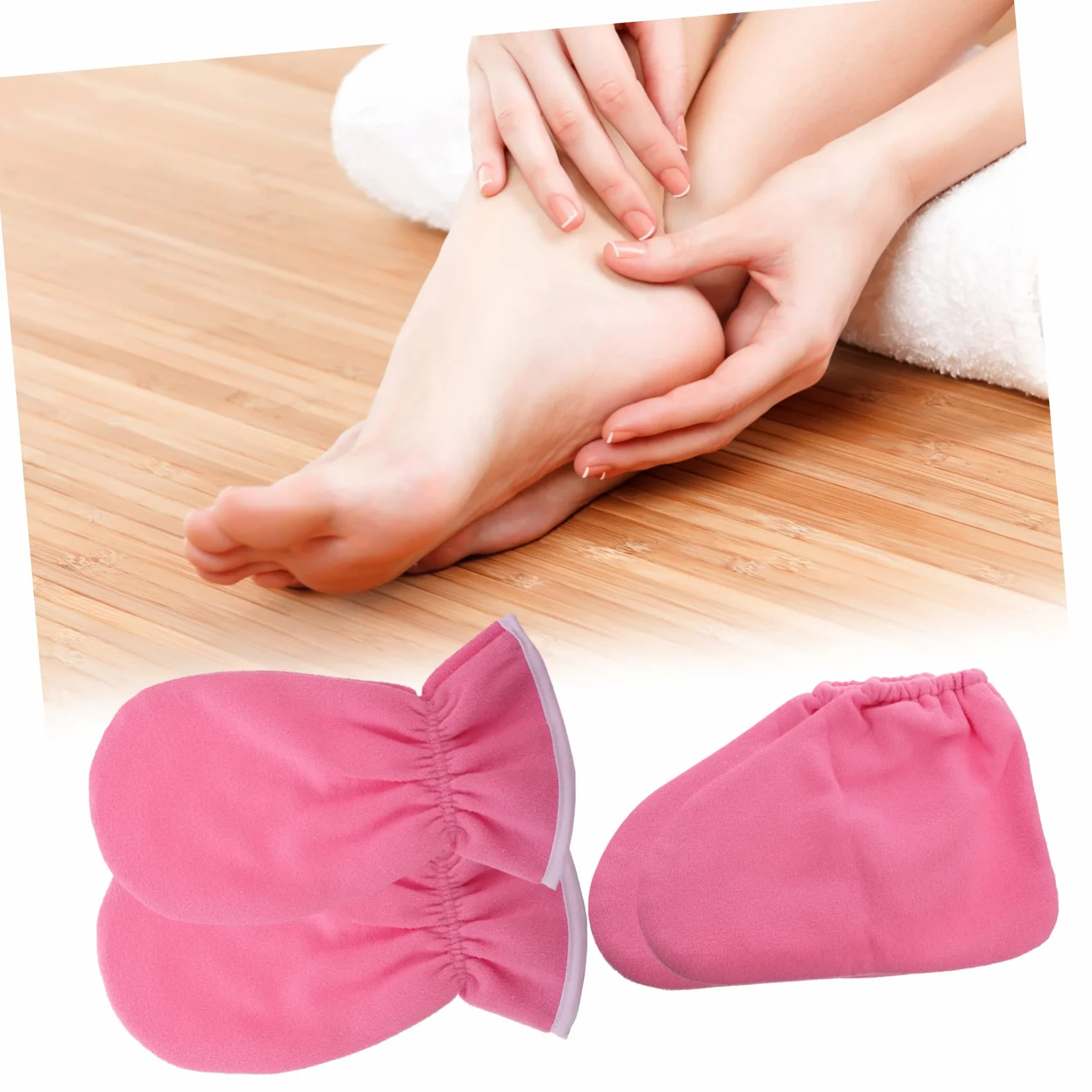 Guantes De Cera De Parafina Y Botines Reutilizables Para Baños De Parafina 11.81x6.29 Pulgadas
