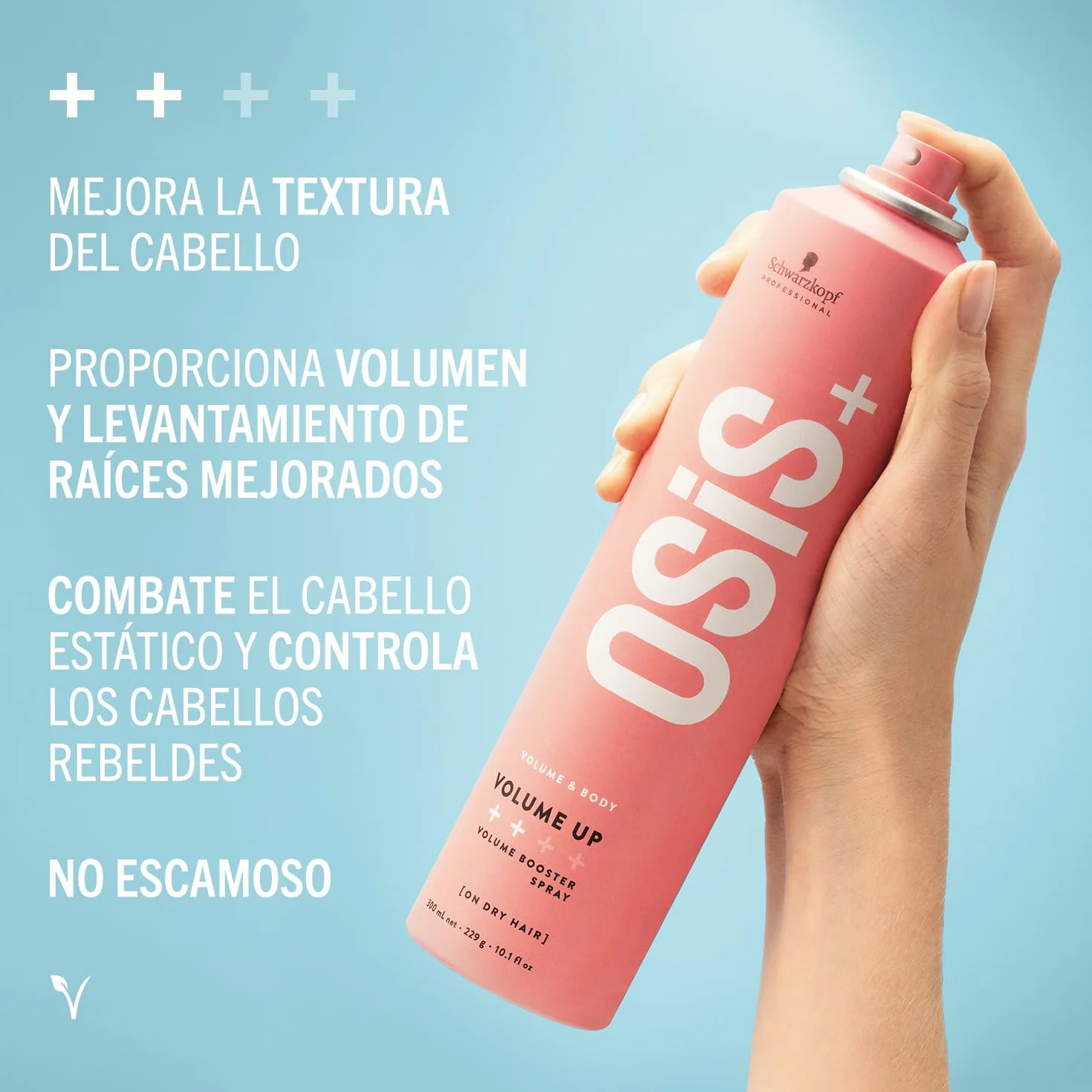 Schwarzkopf Professional OSiS Volume Up Spray Volumizzante Antiestático Fijación Media 300 ml