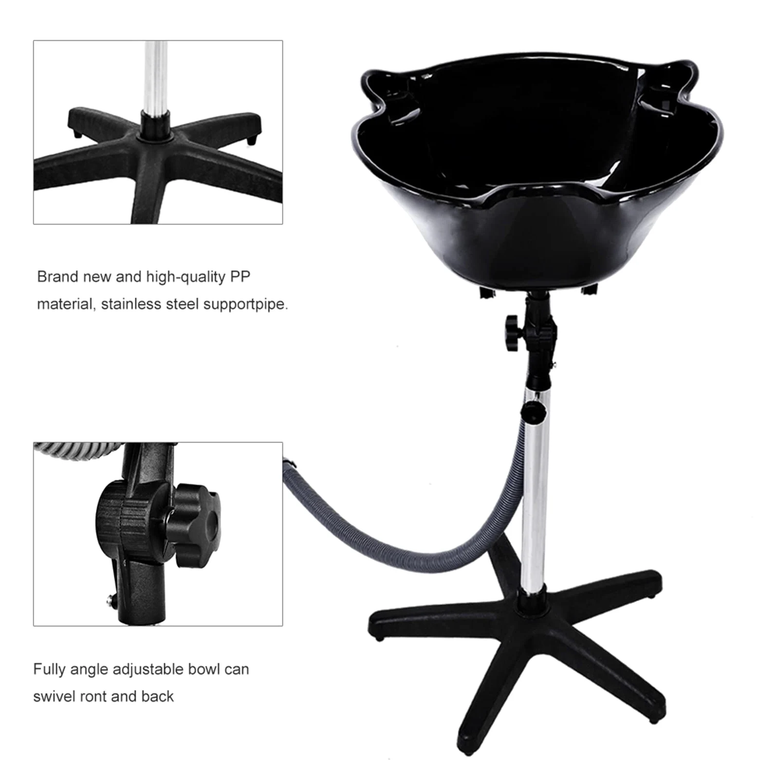 Lavabo Ligero y Resistente para barbería, para el Cuidado Personal Masculino, Suministros Diarios, Limpieza Diaria