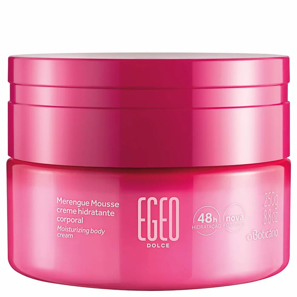 O BOTICARIO EGEO DOLCE MERENGUE MOUSSE CREME HIDRATANTE 250g