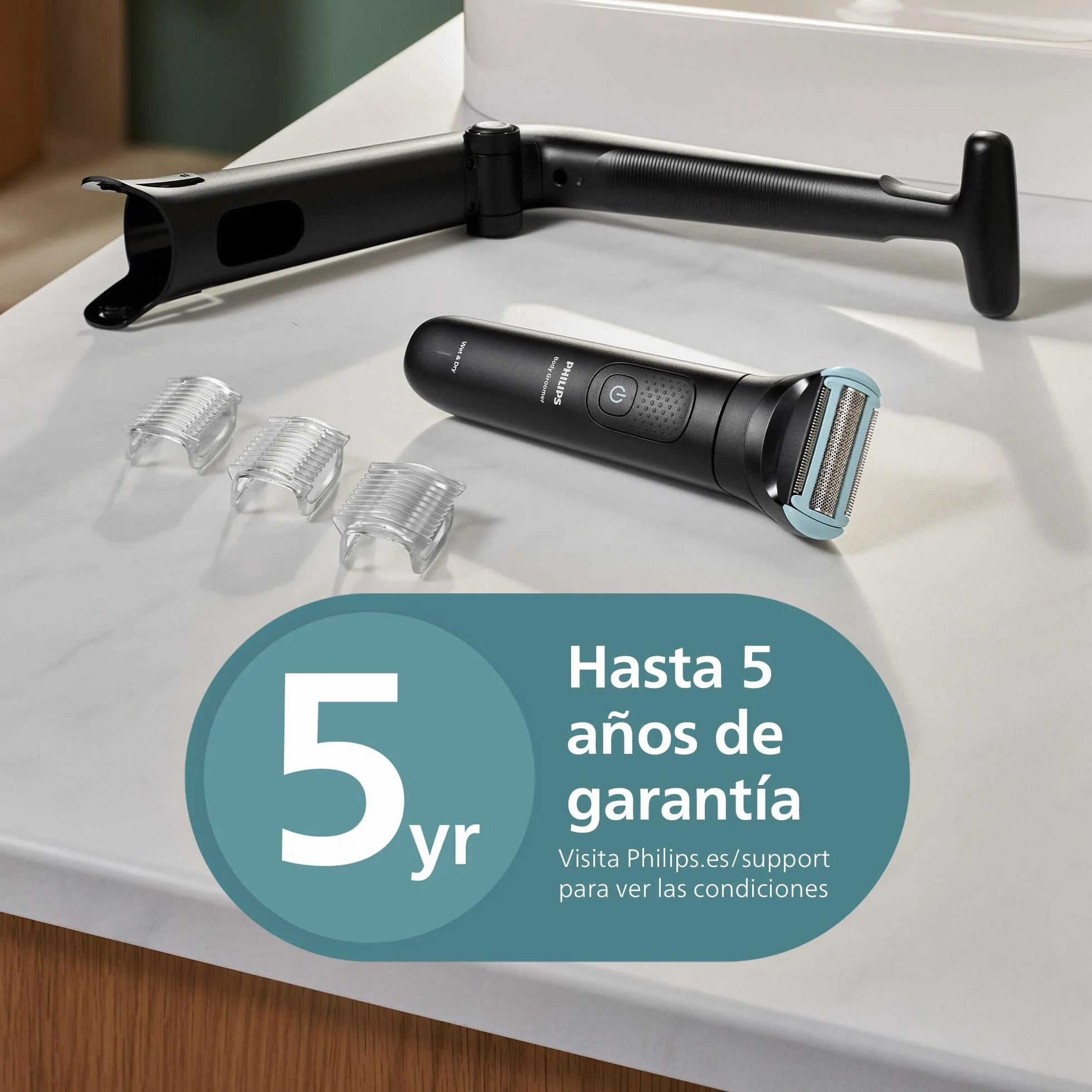 Philips Series 5000 Afeitadora Corporal Masculina Impermeable 100 min Autonomía BG5480/15
