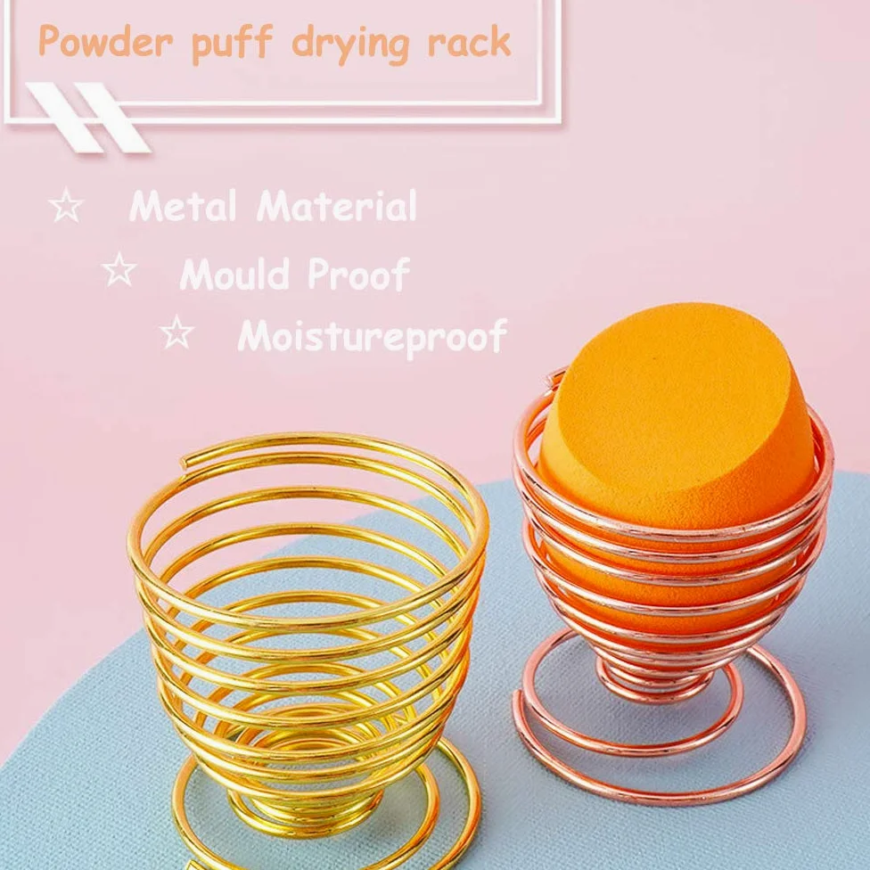 24pcs Makeup Sponge Blender Set - 21 Pcs Latex-Free Vegan Sponges with 3 Pcs Makeup Blender Holder, Beauty Cosmetic Foundation Blending Powder Puff for Liquid Powers BB Cream (Style 1)