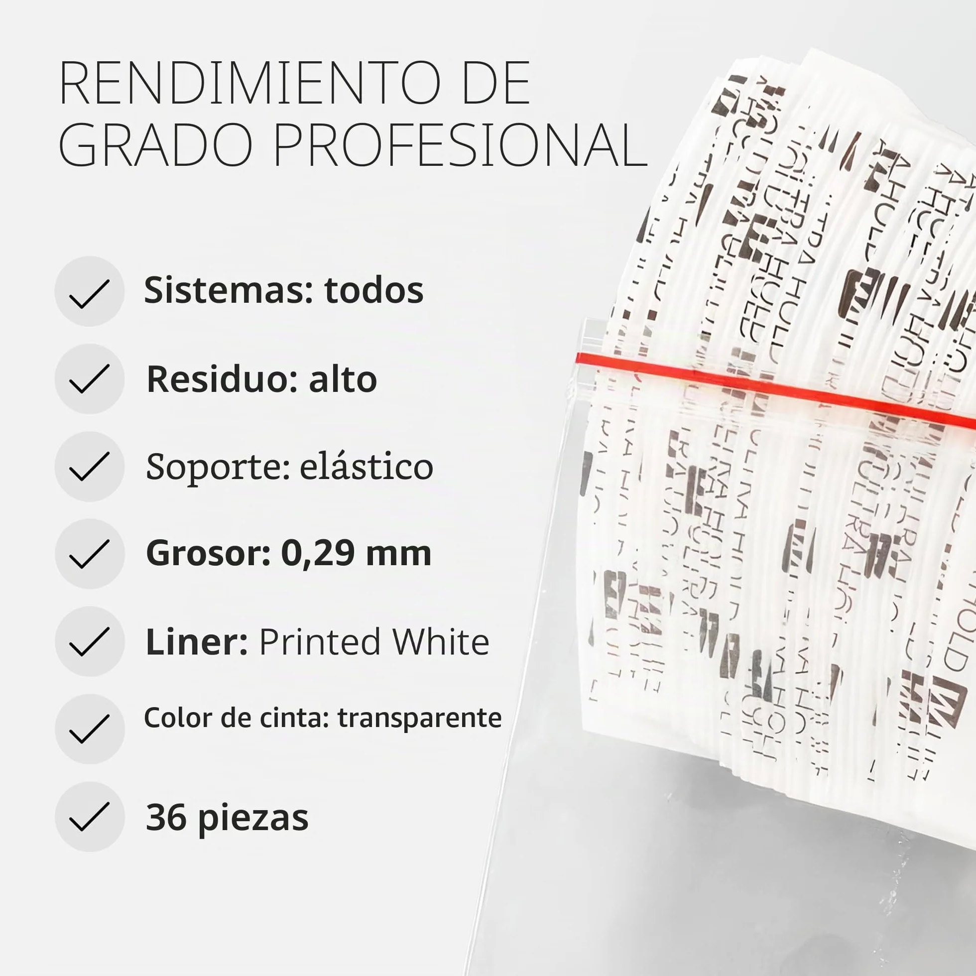 Walker Tape Cintas Adhesivas Fijación Extrafuerte Ultra Hold Forma C Pack 36
