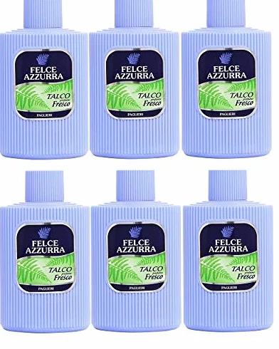 Felce Azzurra (Paglieri) Aroma Fresco De Polvos De Talco 150g 6x