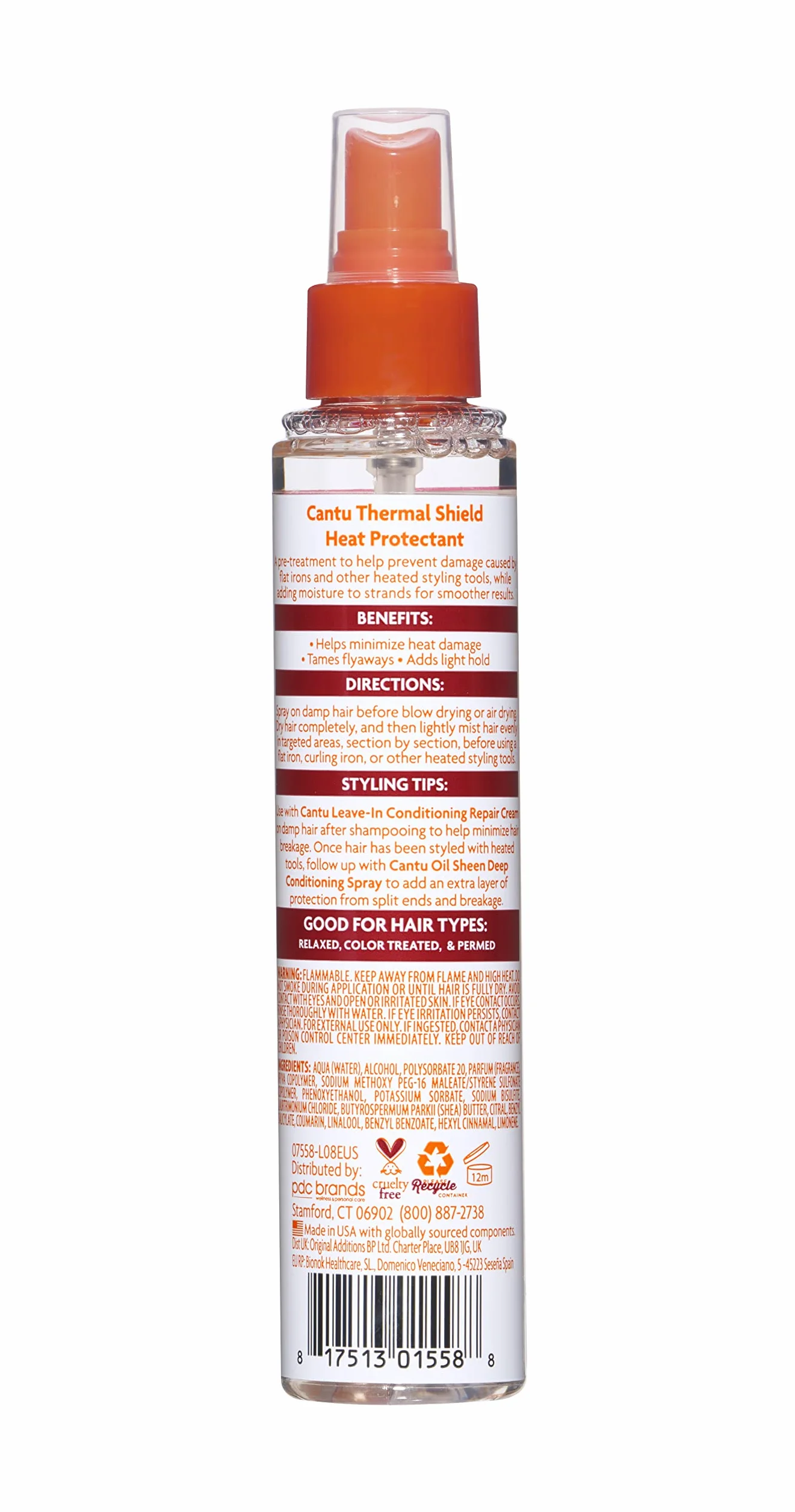 Cantu Shea Butter Thermal Shield Heat Protectant 151 ml