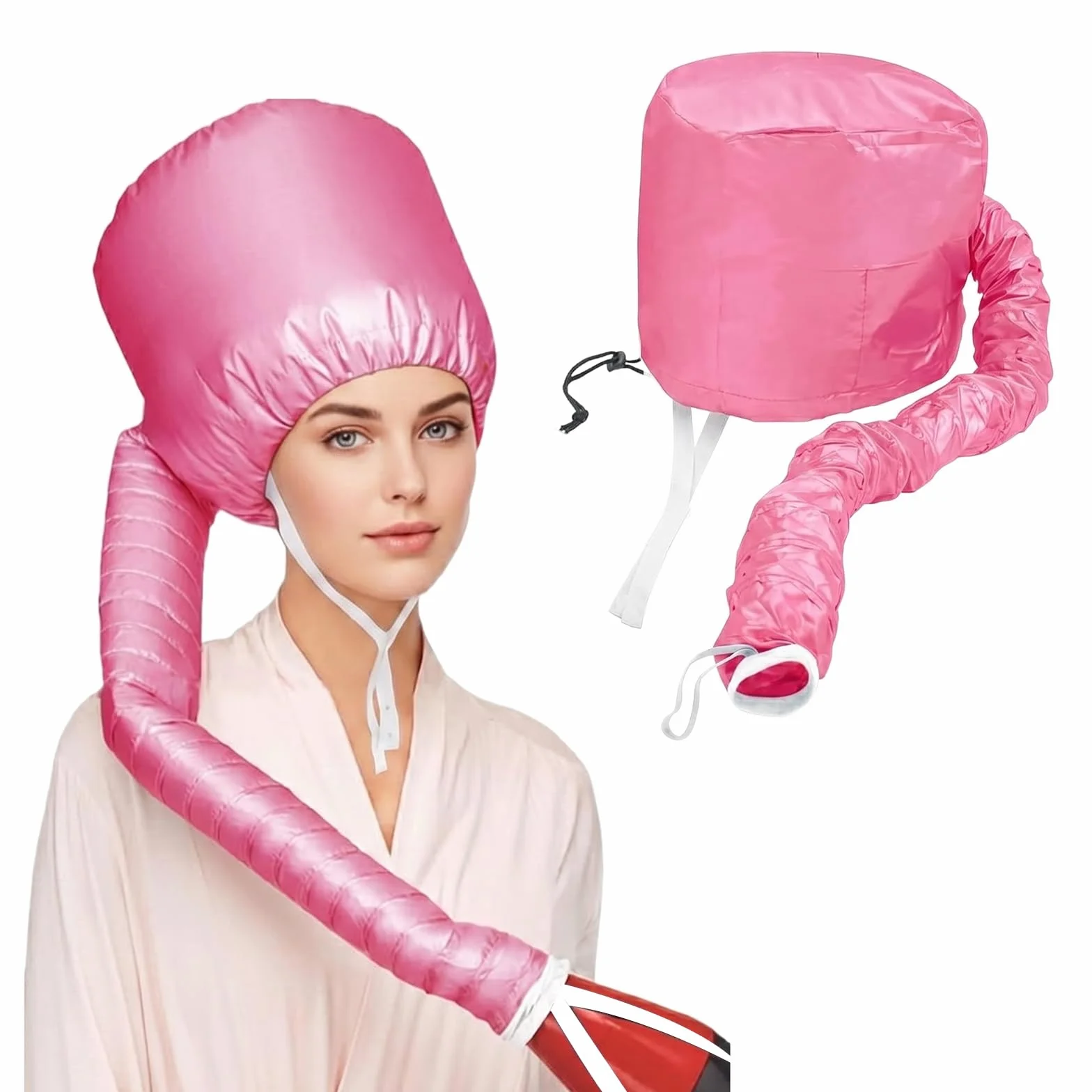 Gorro Secador de Pelo con Cordón Ajustable para Secar y Peinar
