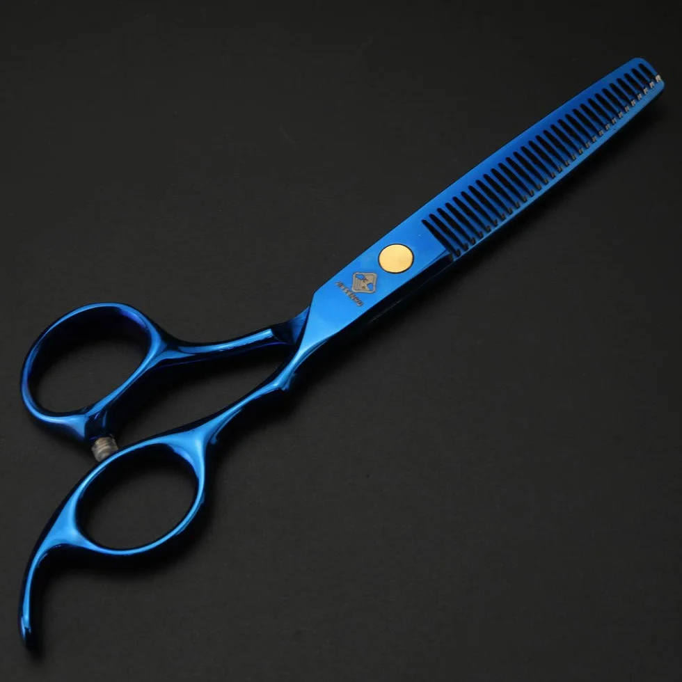 Tijeras de peluquería profesional de acero japonés 440C 24 cm Juego