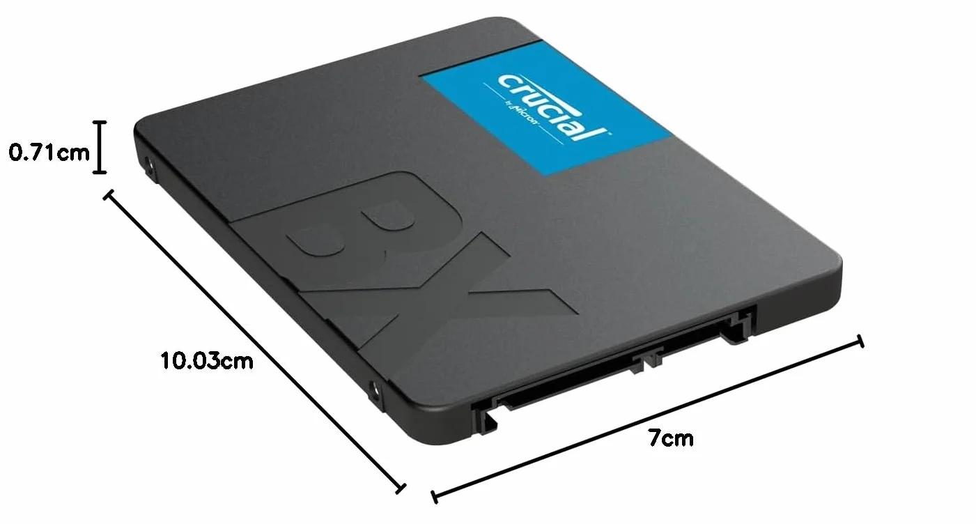Crucial BX500 1TB SATA SSD Interno 2.5" 540MB/s 3D NAND