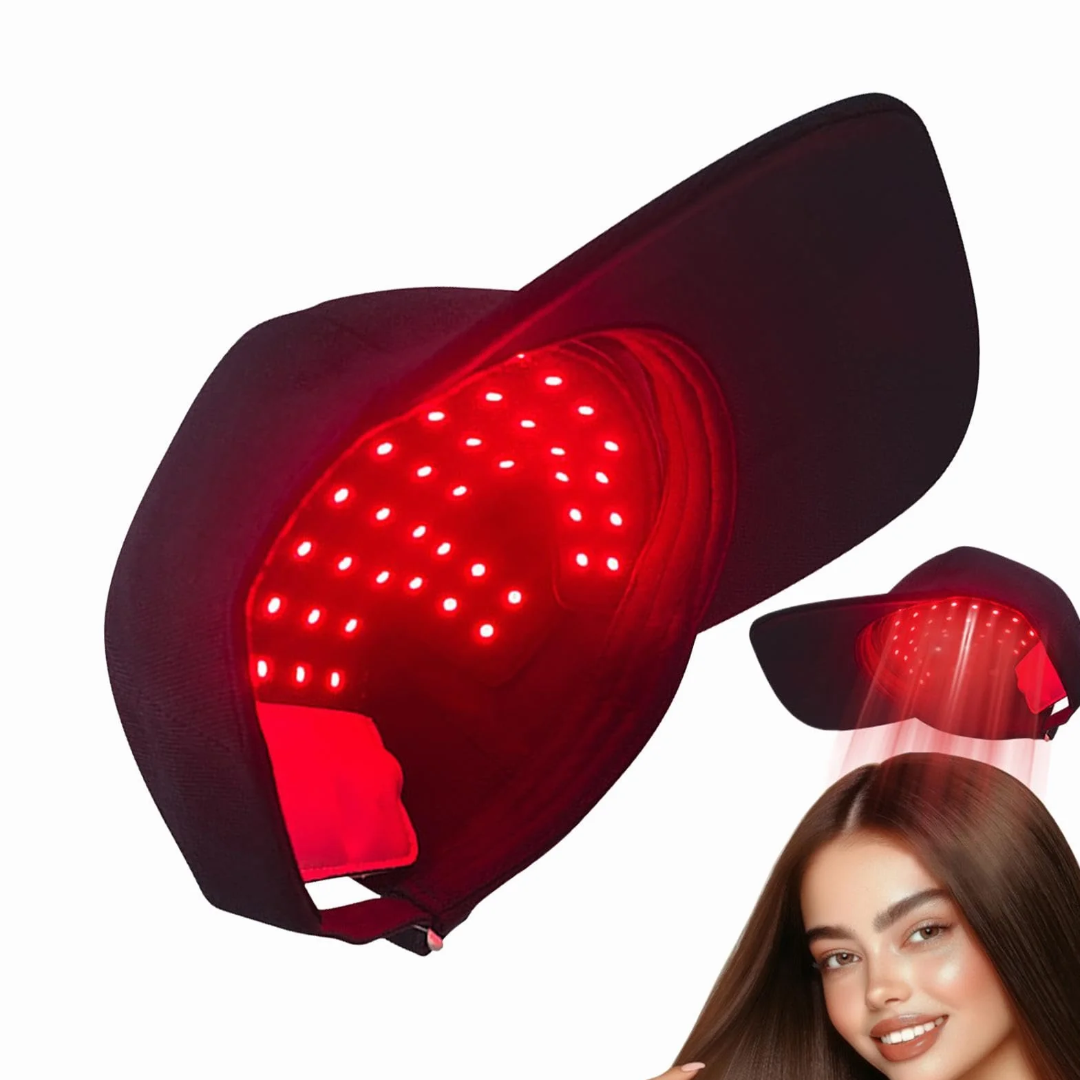 Gorra de Luz LED para Crecimiento de Cabello 450nm 660nm 850nm