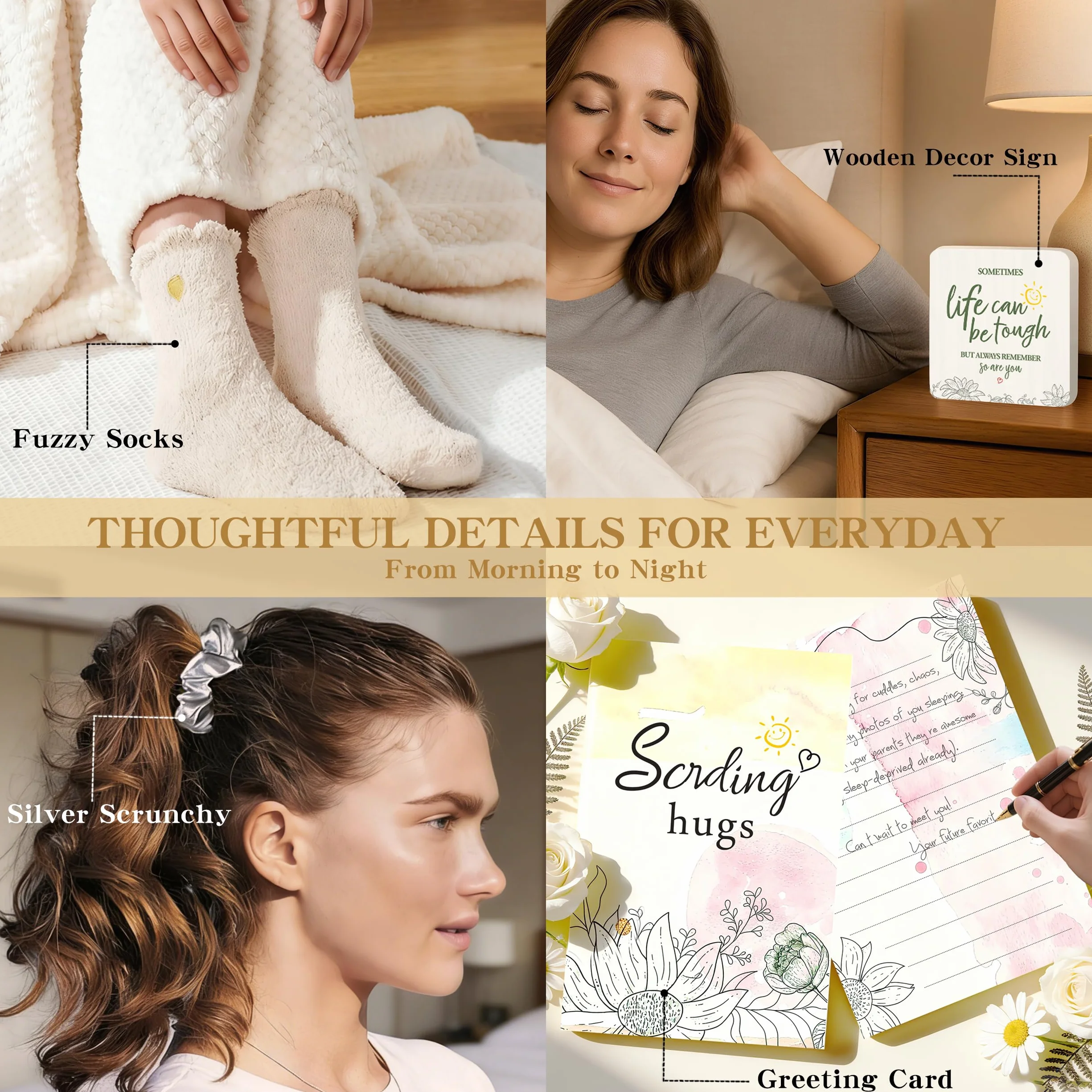 Cesta de regalo con 11 productos de cuidado personal para mujeres, regalo de cumpleaños para madre, hermana, amiga. Perfecto para recuperación o como regalo de agradecimiento.