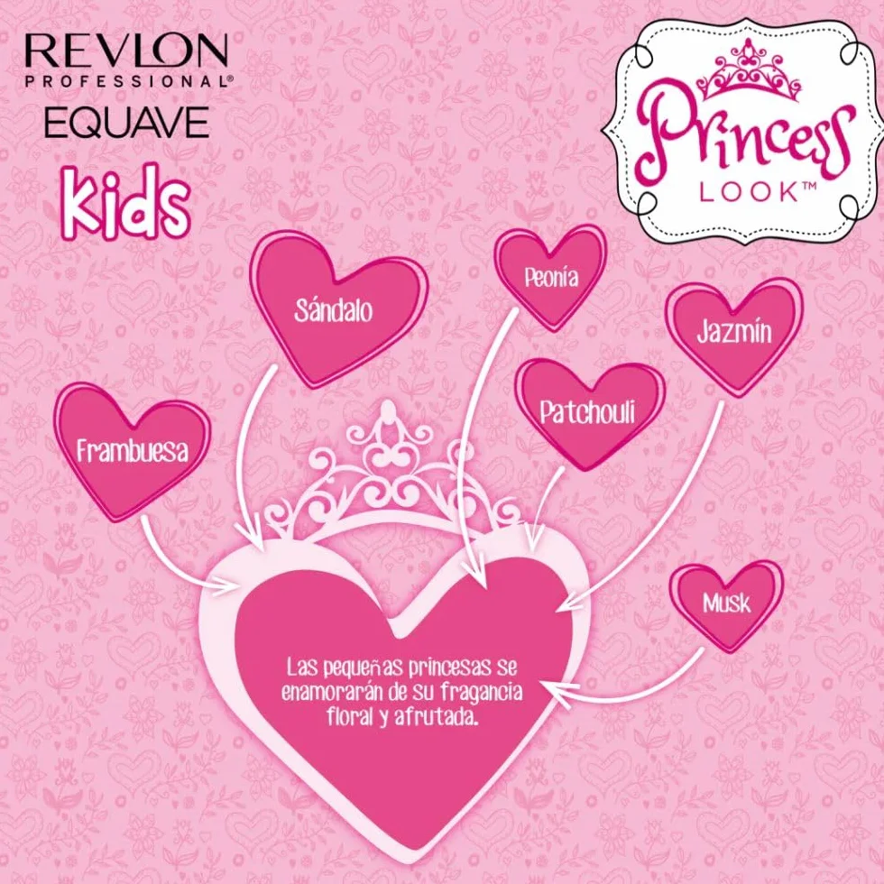 REVLON PROFESSIONAL EQUAVE KIDS Princess Look Acondicionador en Spray Desenredante Pelo Niñas Sin Aclarado 200 ml