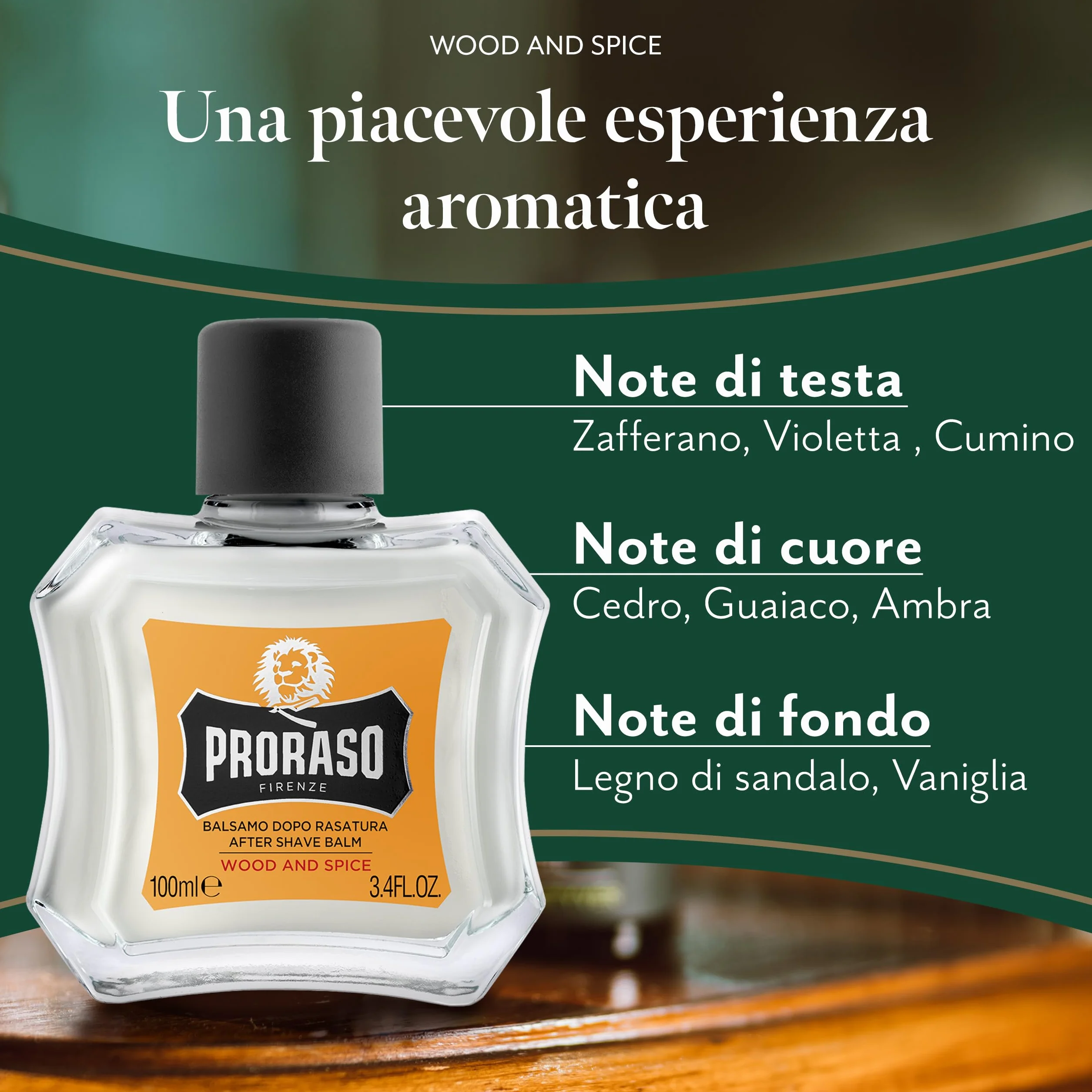 Proraso After Shave bálsamo 100 ml aroma madera especias