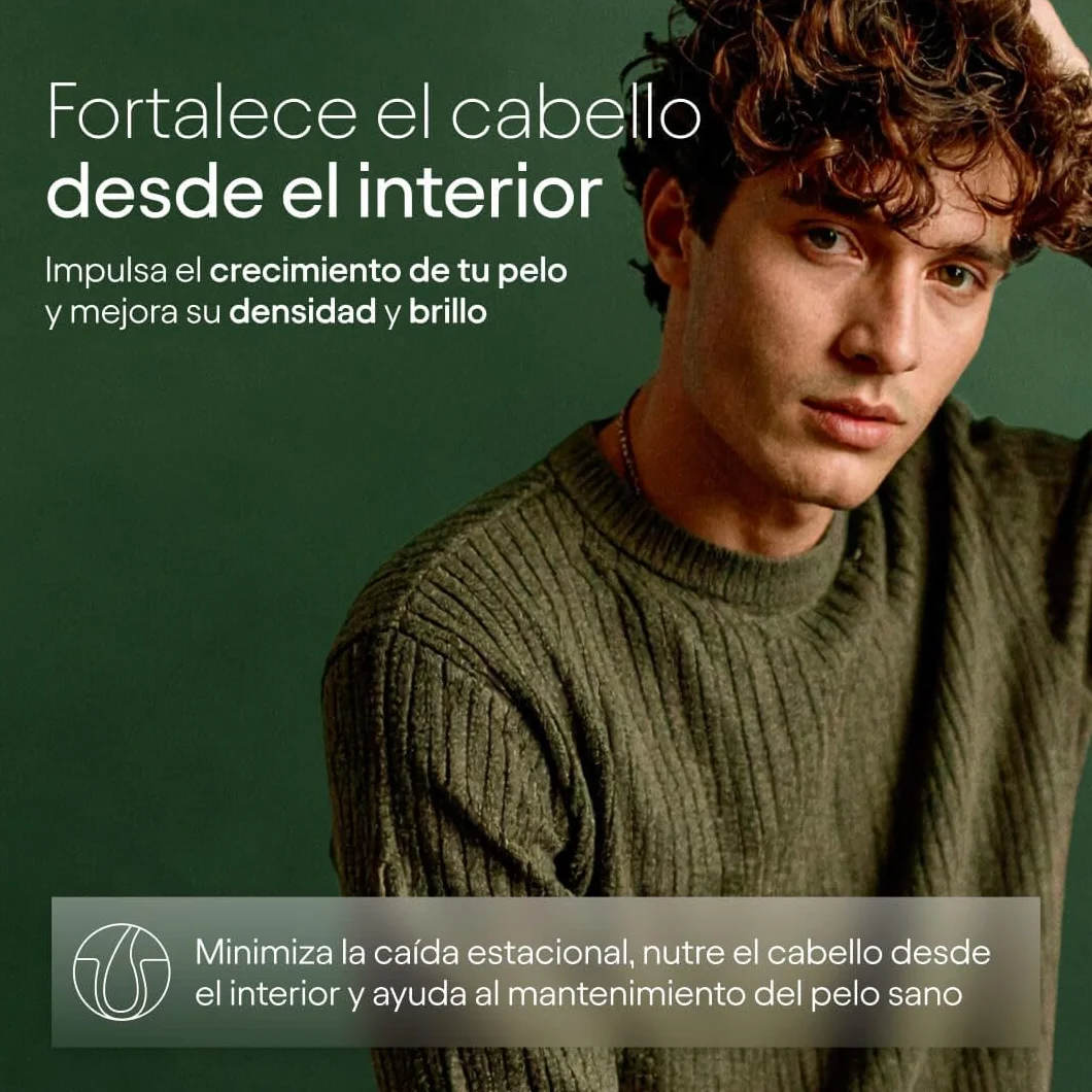 Olistic MEN Complemento Alimenticio Anticaída de Cabello 28 Ampollas