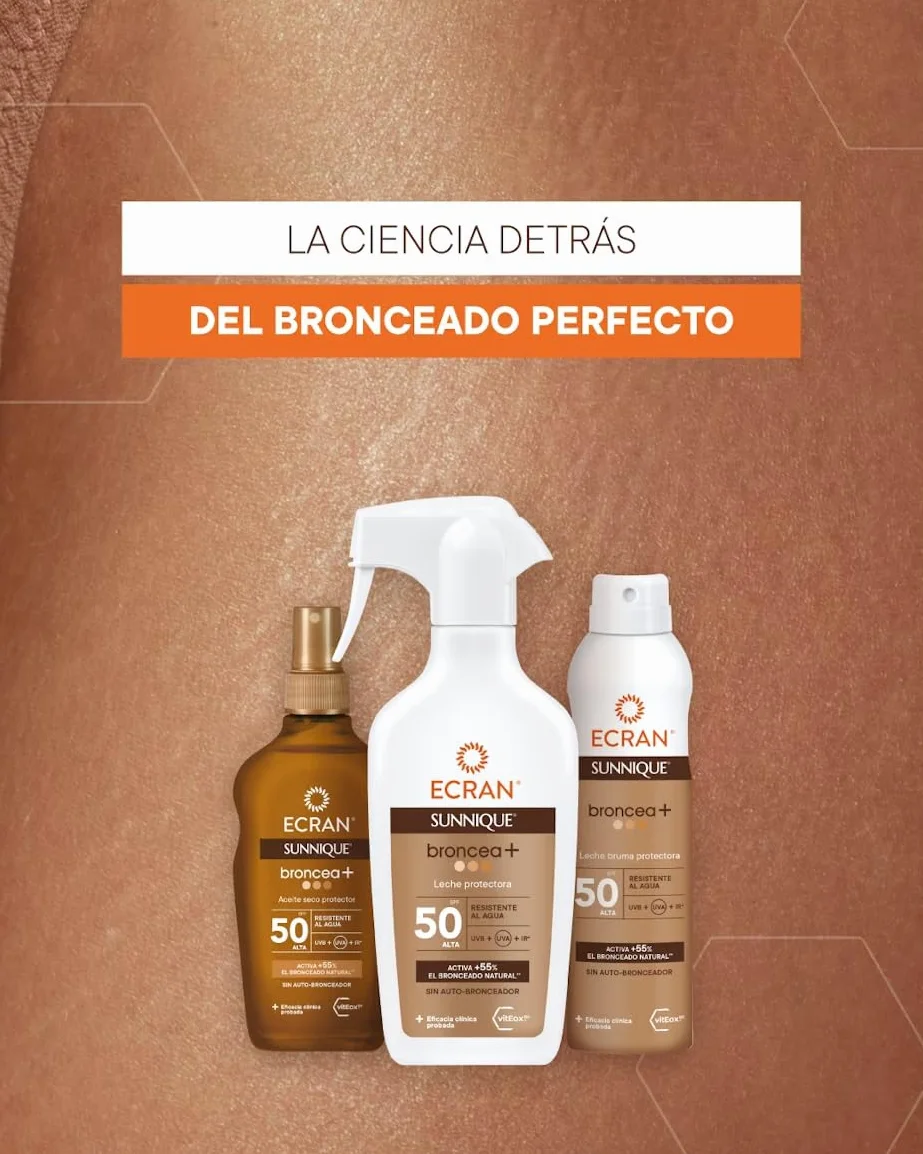 Sunnique Aceite Protector Solar FPS 30 Protección Media UVB UVA PureBronze Resistente al Agua 200 ml