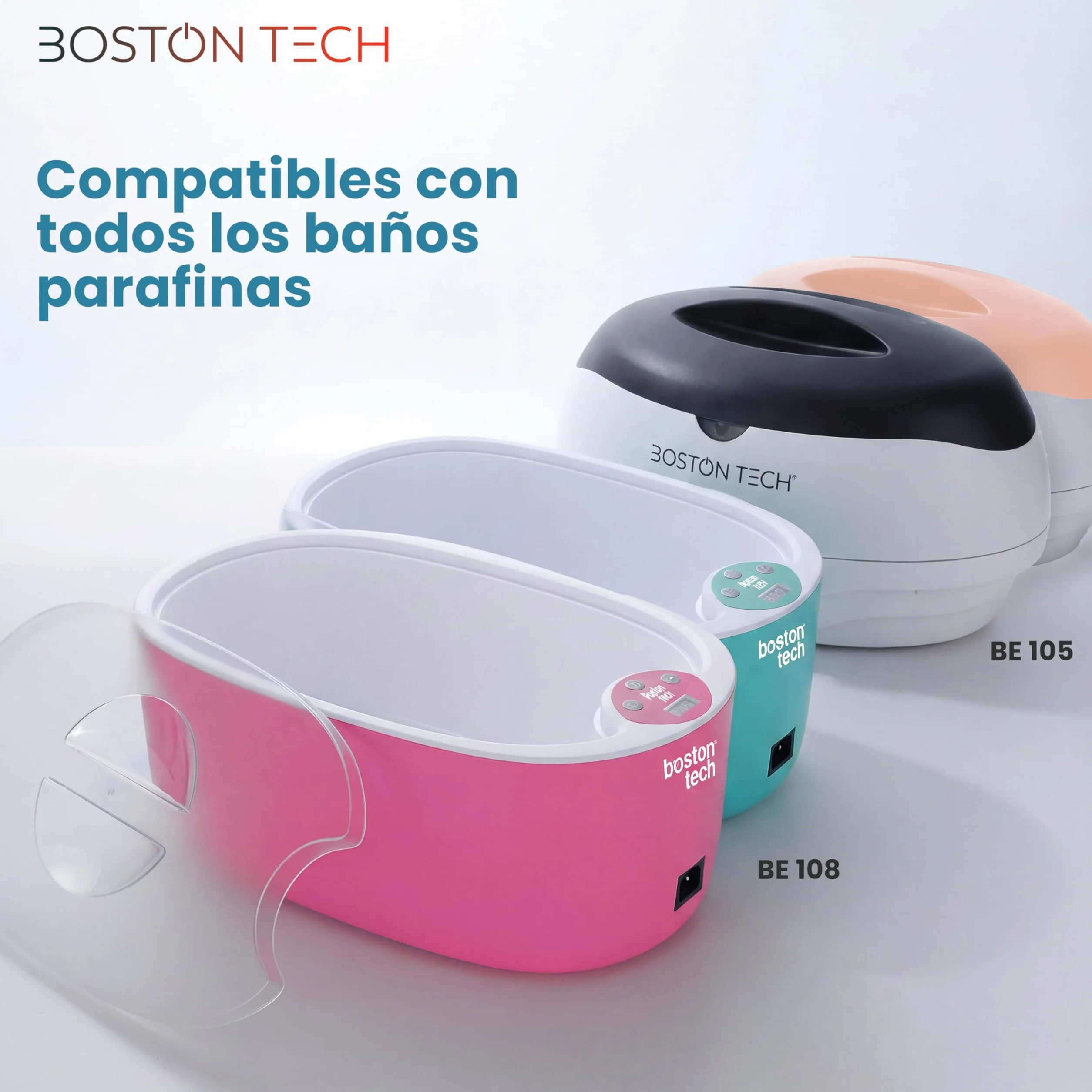 Parafina para Manos y Pies Boston Tech 6x450g Coco Tratamiento Antioxidante Hidratante