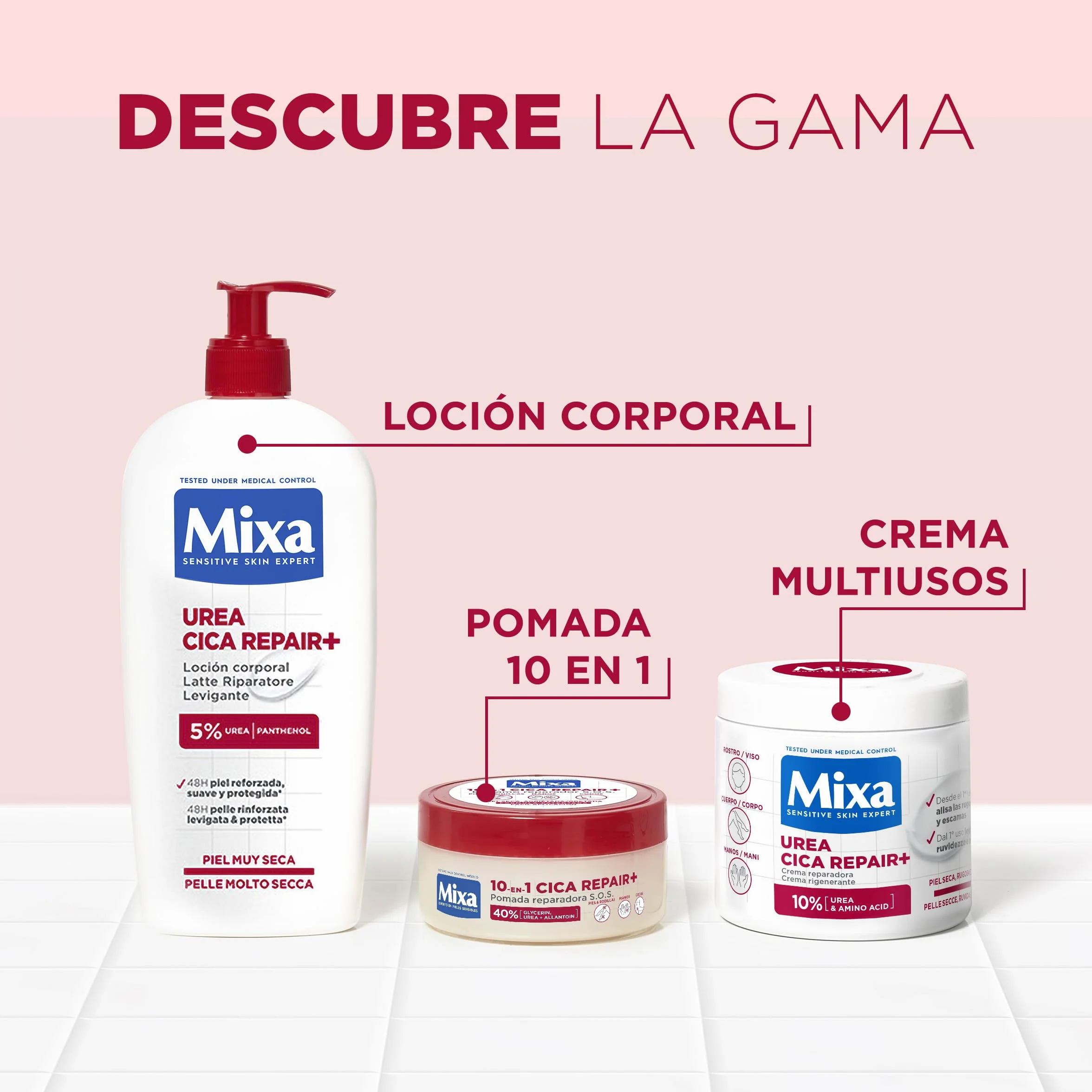 Mixa Cica Repair+ Pomada Reparadora S.O.S. 40% Glicerina Urea Alantoína 150ml