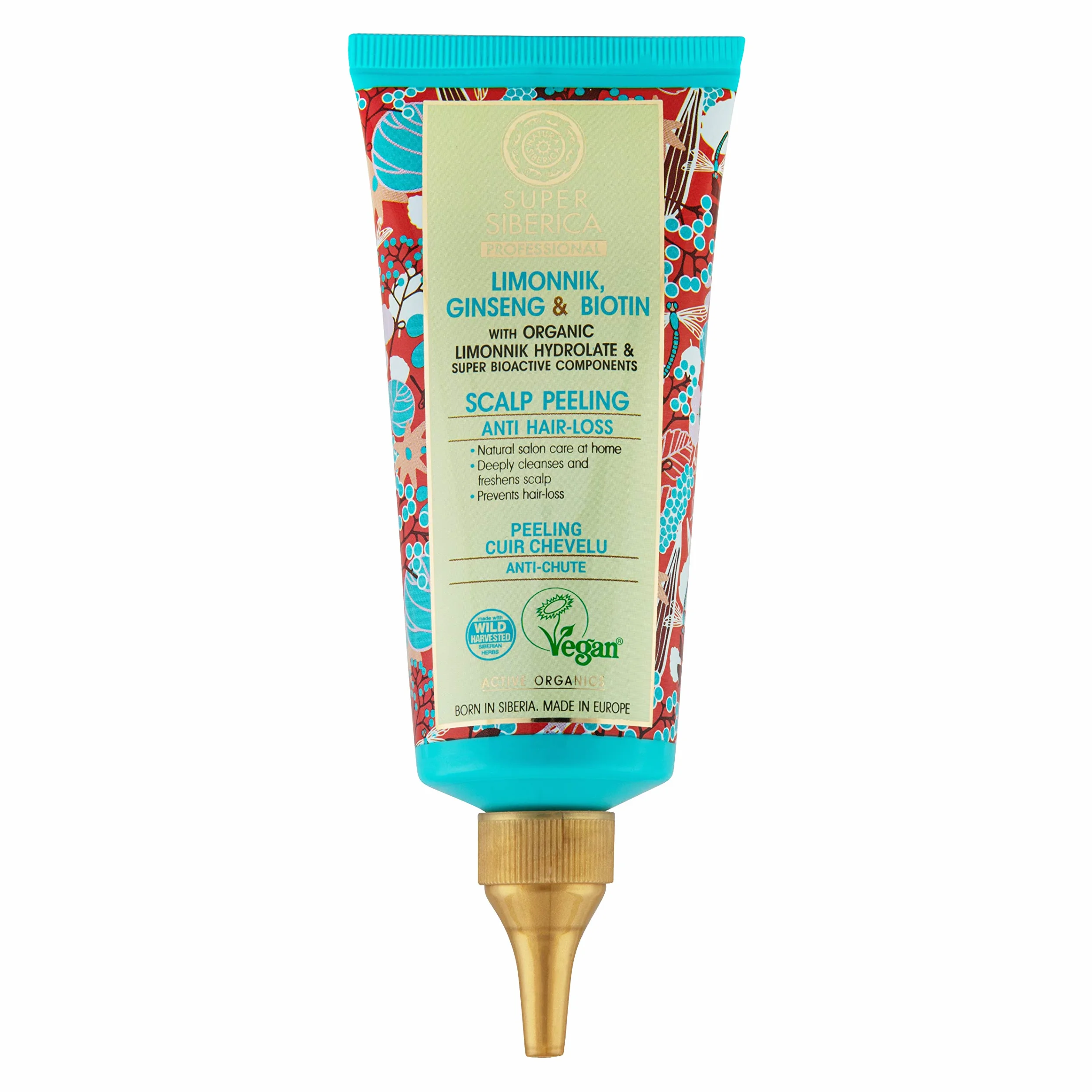 Natura Siberica Super Limonnik Peeling del Cuero Cabelludo con Ginseng y Biotina 100 ml