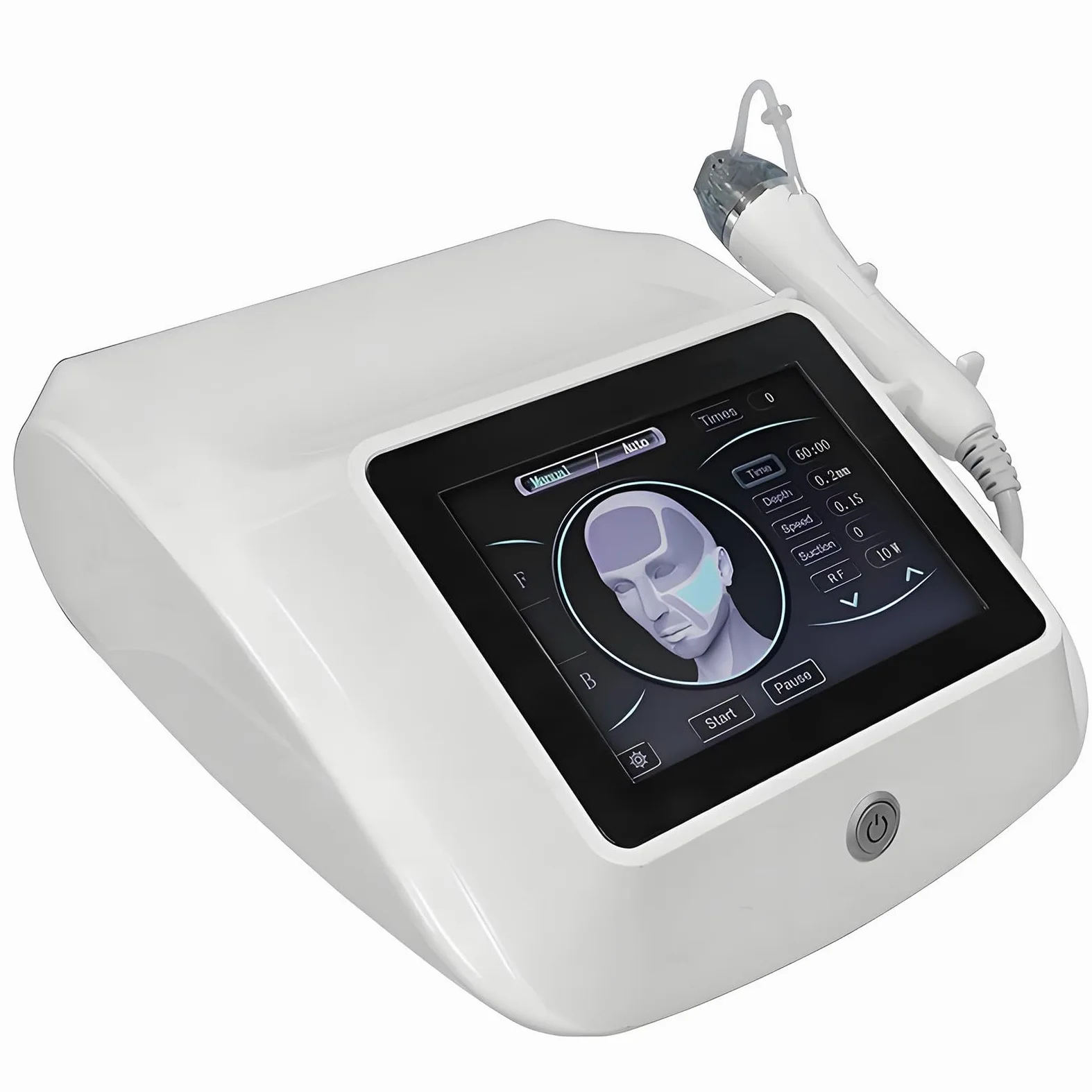 Máquina Radiofrecuencia Fraccional 2 En 1,Fraccional Máquina De Radiofrecuencia,Lifting Facial con Microagujas Y Reafirmación Piel,Elimina Estrías Y Cicatrices Acné,para Casa