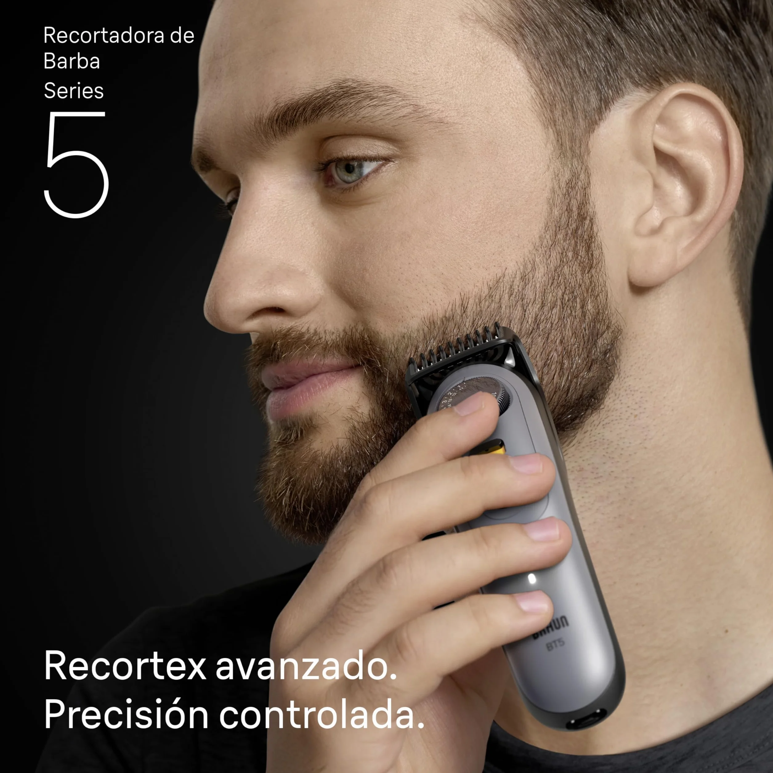 Braun Series 5 BT5565 Recortadora De Barba Resistente Al Agua, 120 Min Autonomía, 40 Longitudes, Lámina Ultra Afilada