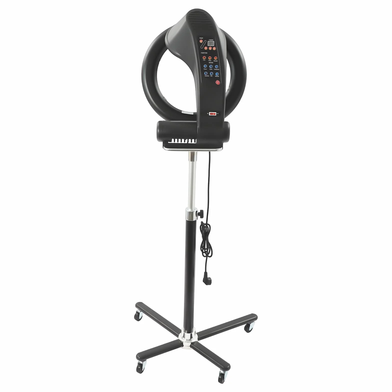 Campanas secas para cabello 950 W vaporizador profesional 4 ruedas 6 modos altura ajustable 134-173 cm
