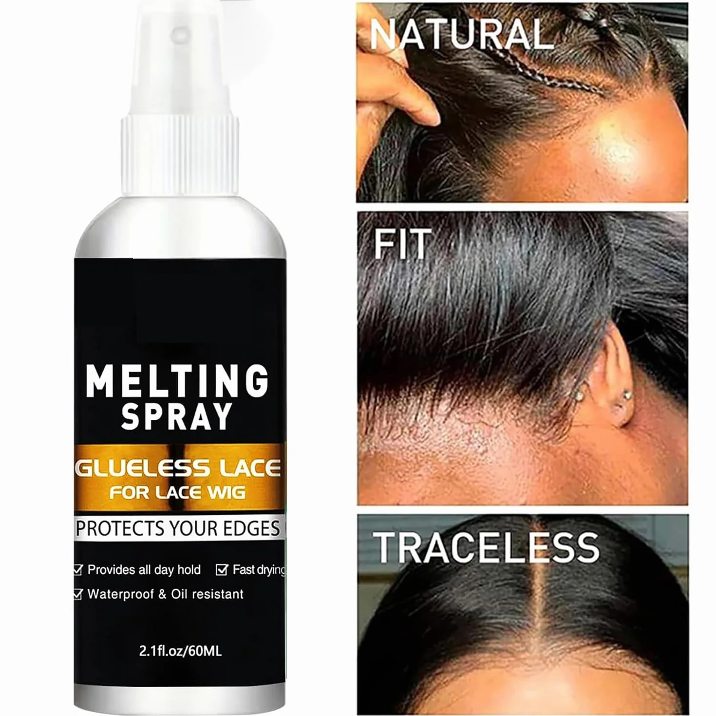 Removedor de Extensiones Adhesivas 60ML para Cabello Pelucas Postizos