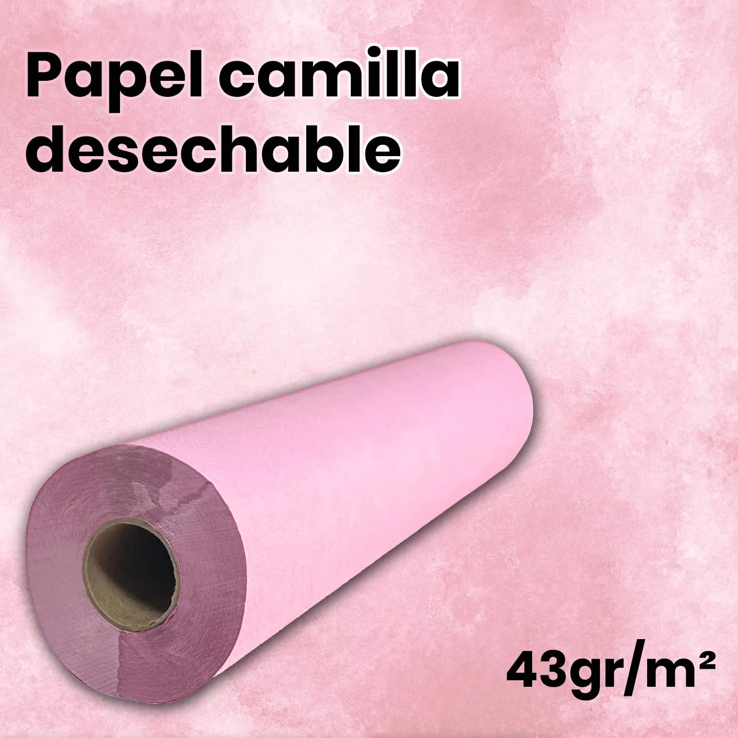 Papel Camilla Rosa Caja 6 Unidades 60M x 60cm Centros de Estética