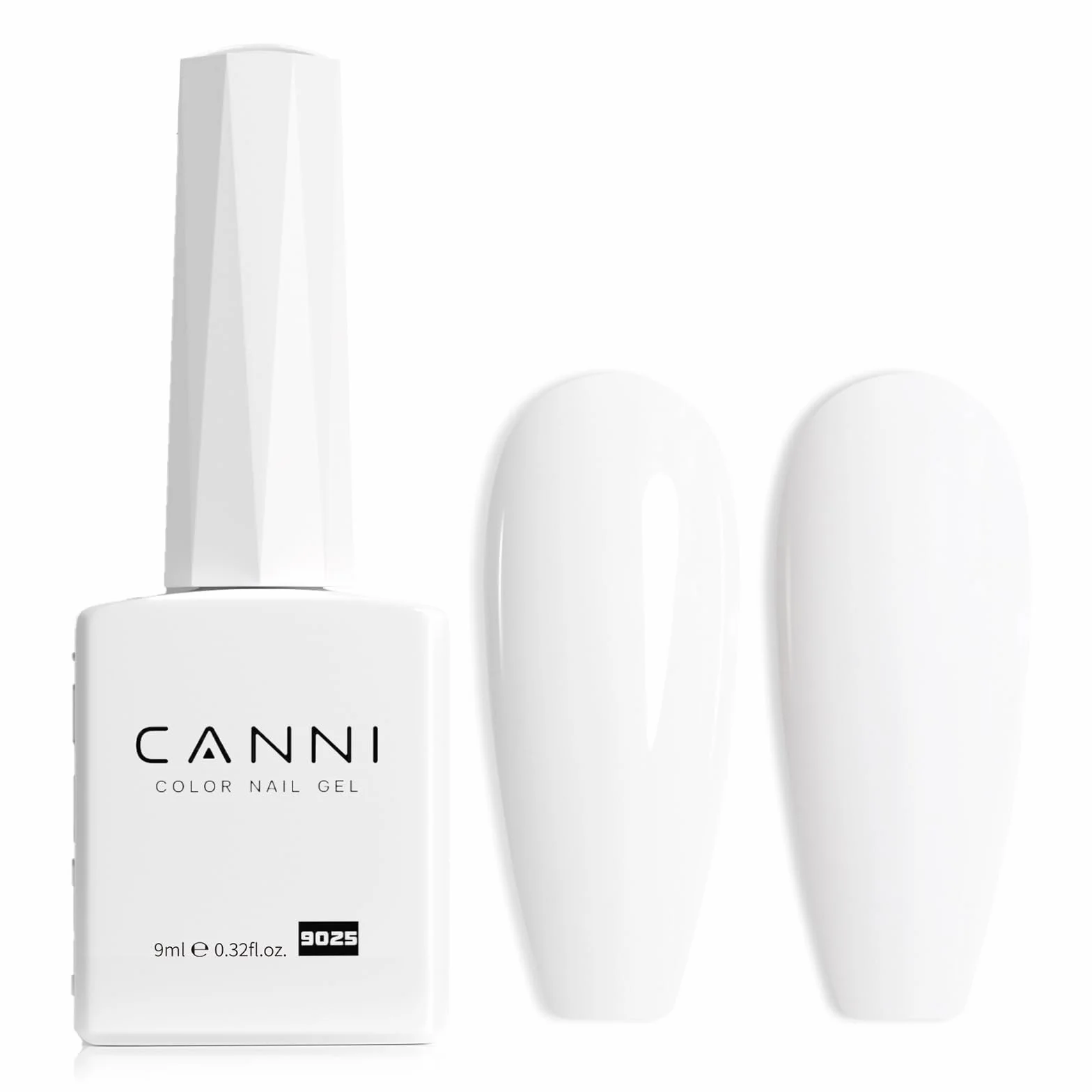 CANNI Esmaltes Semipermanentes de Uñas en Gel Blanco White Pintauñas Manicura