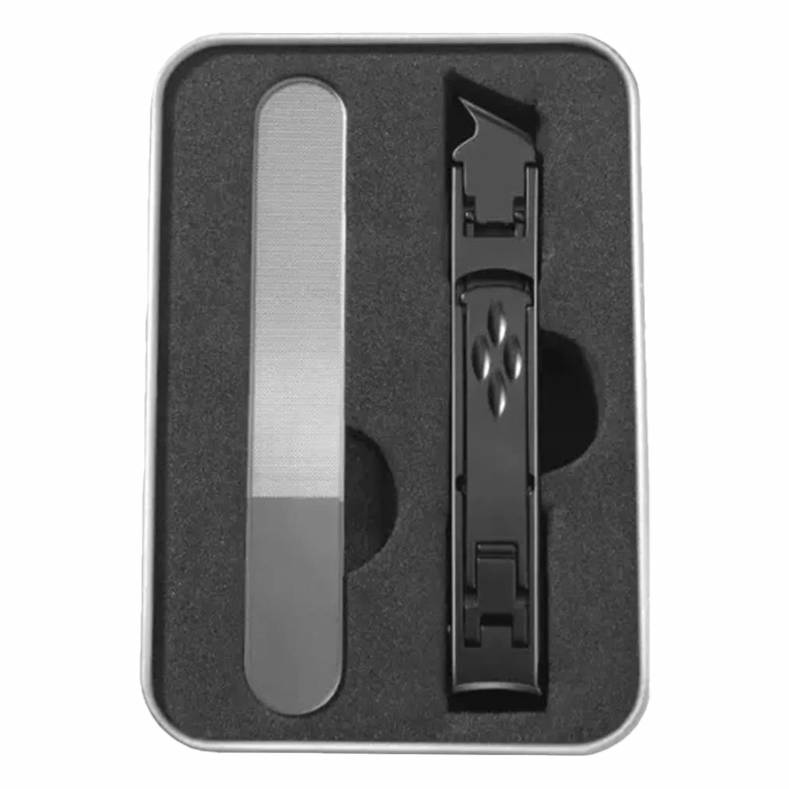 Cortaúñas de acero inoxidable plegables para uñas gruesas