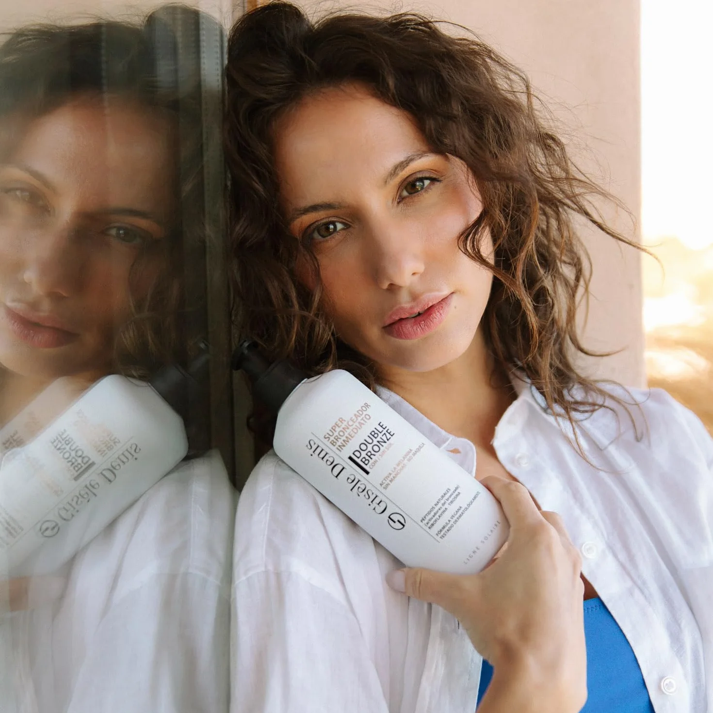 GISÈLE DENIS Super Bronceador Corporal Inmediato Double Bronze 400 ml Crema Acelerador Bronceado Cuerpo