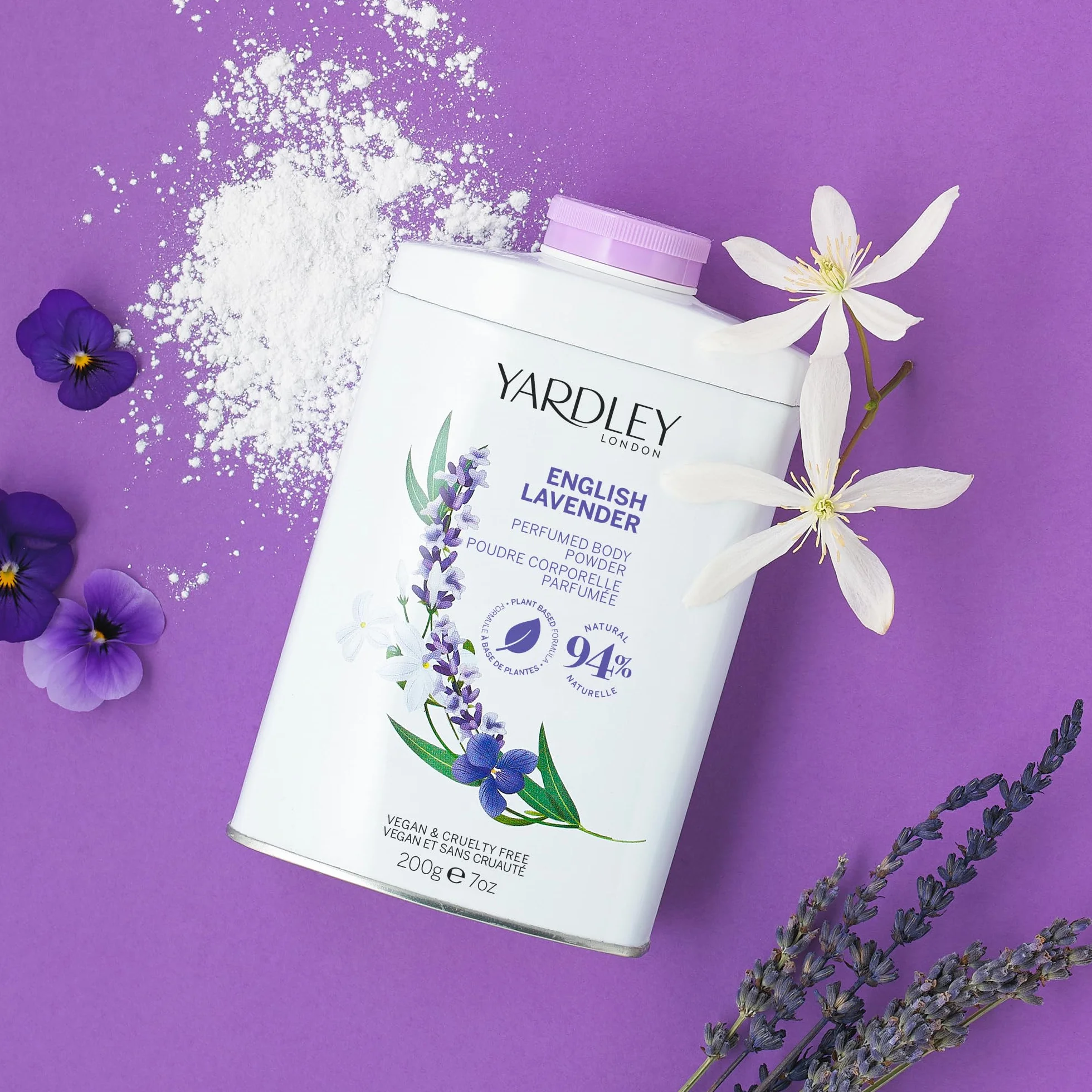Yardley London Polvo Corporal Lavanda Inglesa 200 g