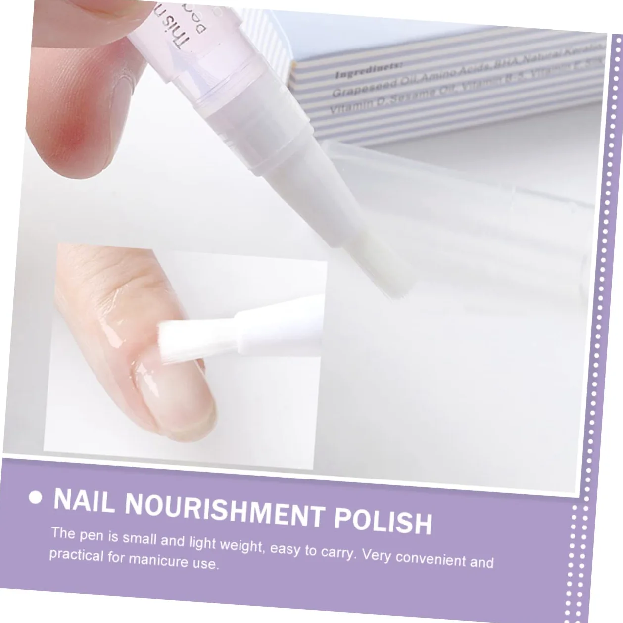 10piezas Bolígrafos De Aceite Para Cutículas Bolígrafos Nutritivos Para Uñas Para Salón De Uñas Doméstico Para Manicura