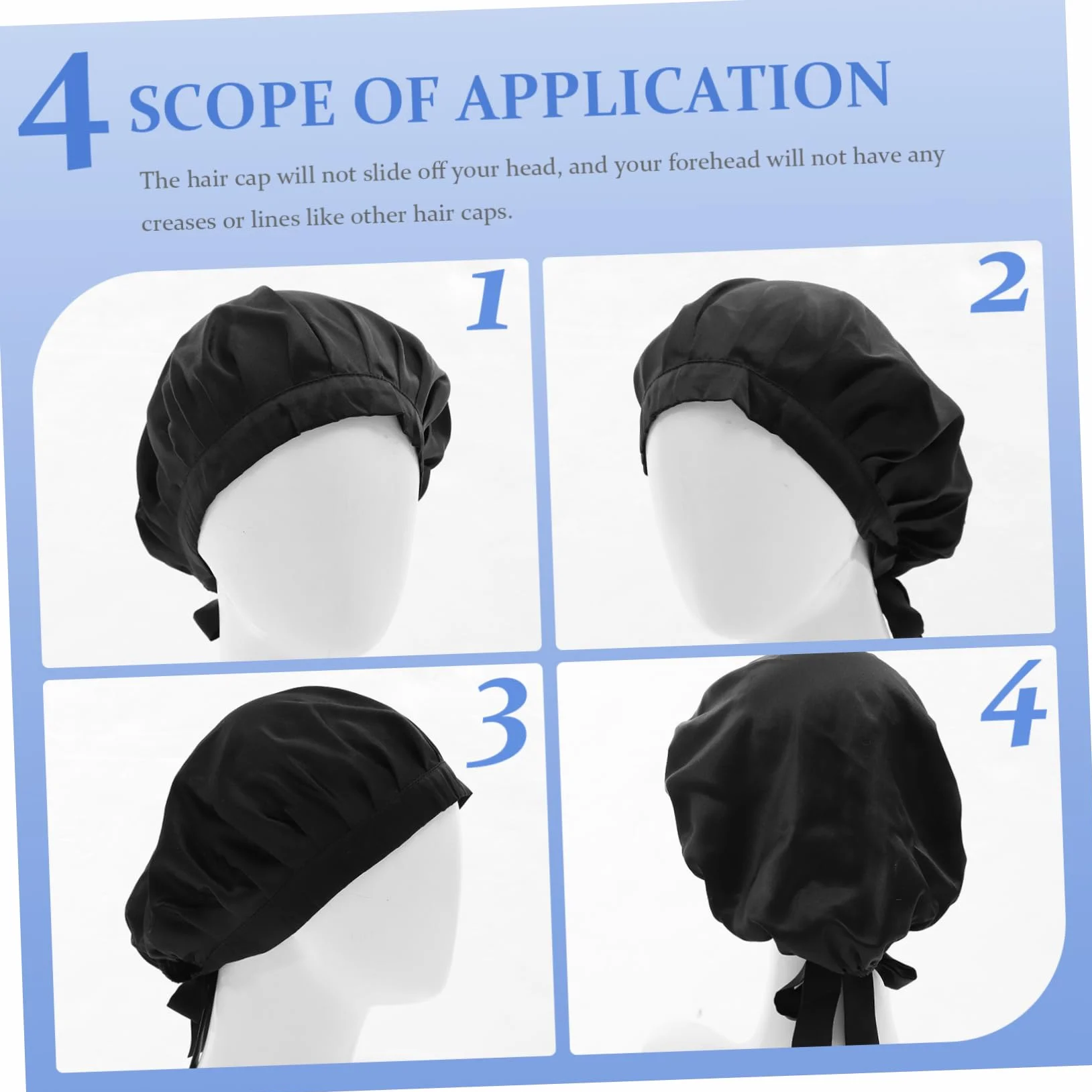 POPETPOP 3 Uds Gorro De Seda para El Pelo Gorros De Seda o De Satén para Dormir os o De Quimio De o para Dormir o De Satén De para Sombreros De Mujer