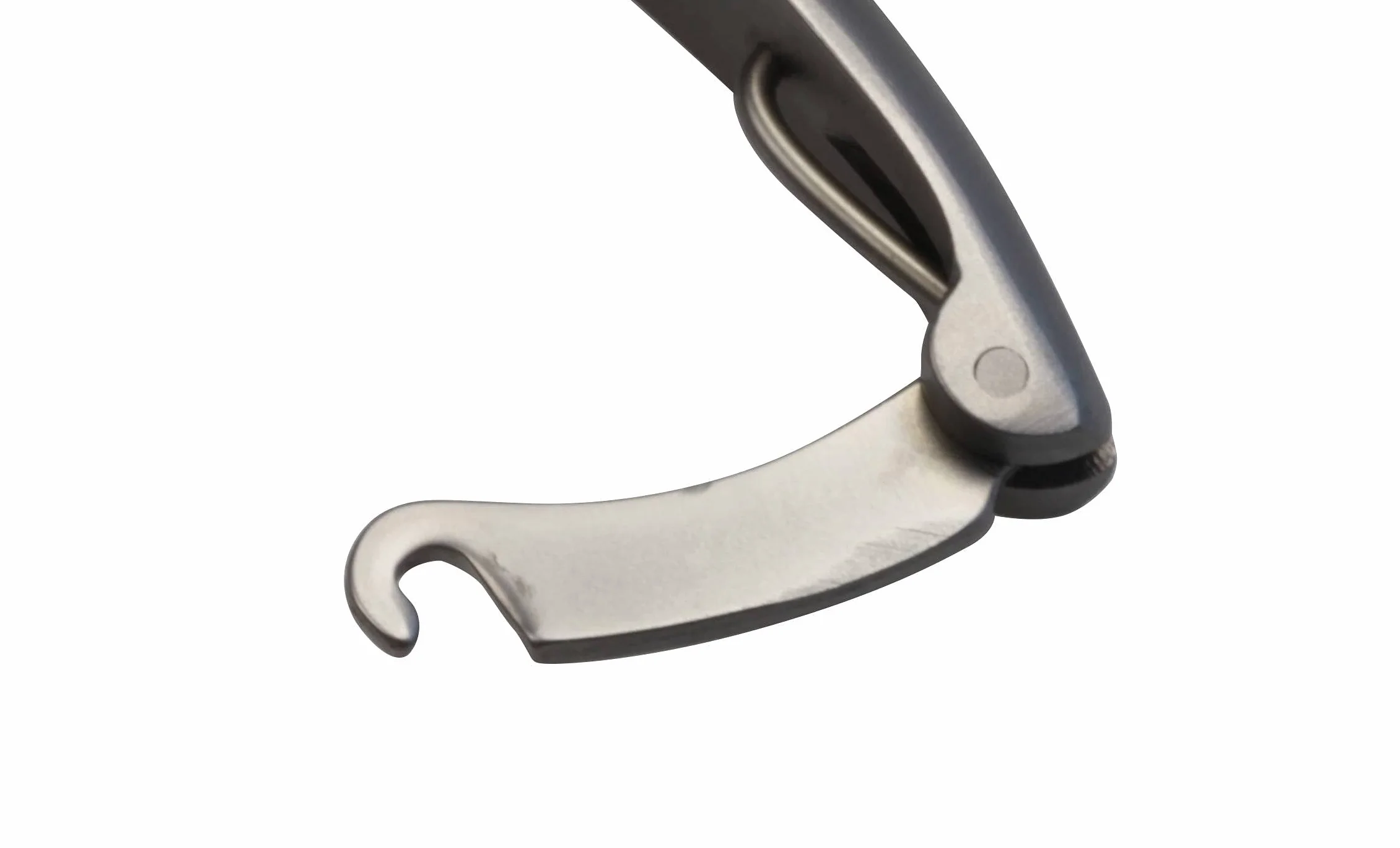 by Hans Kniebes - Cortador de uñas de cabeza de 14 cm con cubierta de cuero, cortador de cabeza inoxidable de Solingen