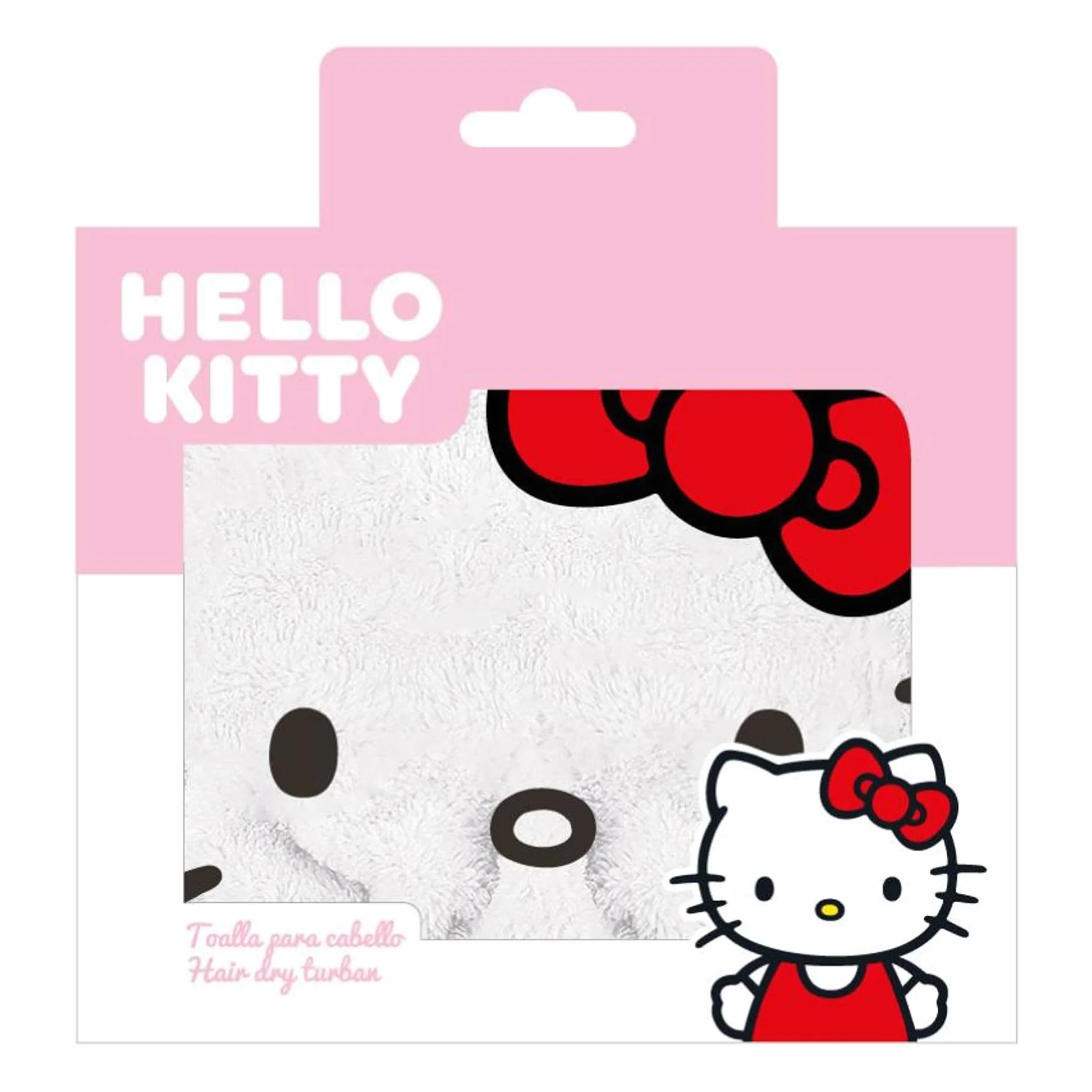 CERDÁ Life's Little Moments Toalla para Cabello Hello Kitty Secado Rápido Antideslizante